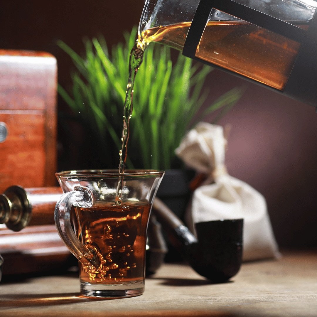 Tea and Cigars? YES! Because adulting is hard. Good times happen with a warm drink &amp; a nice stogie. 🍵🔥