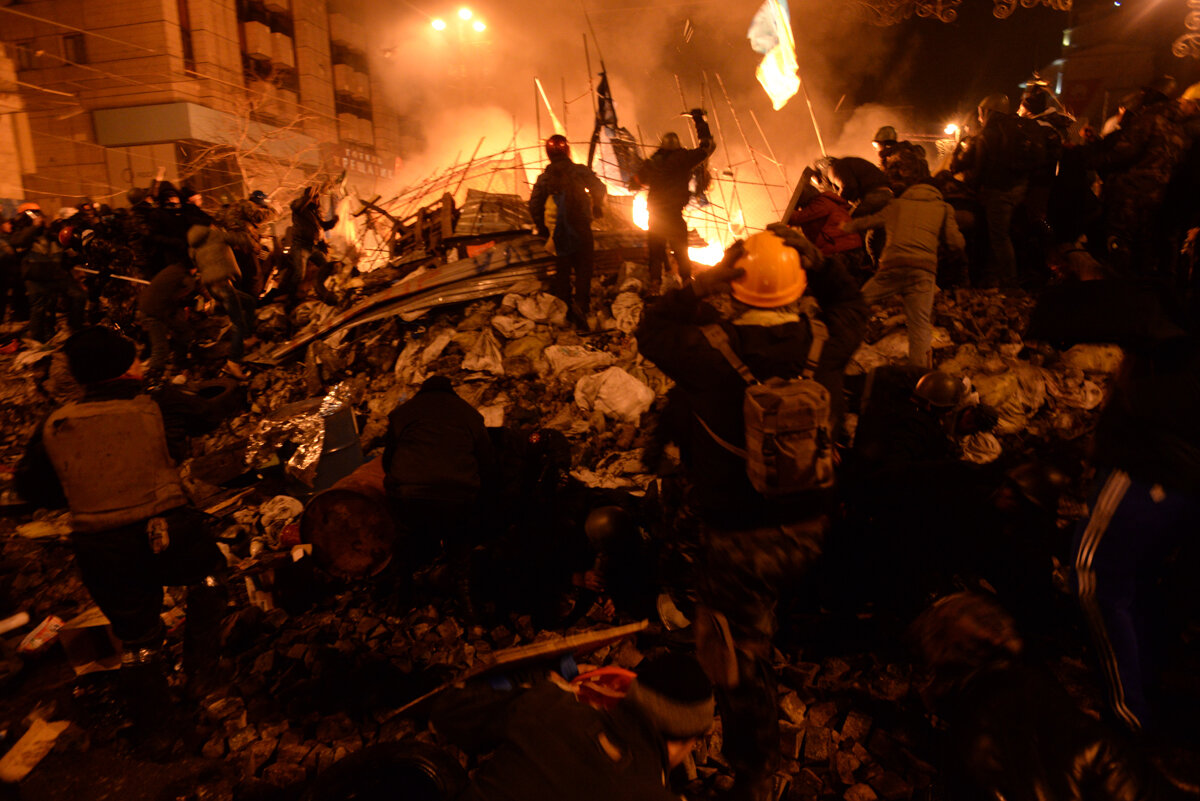 Rioters in Ukraine's 2014 Uprising