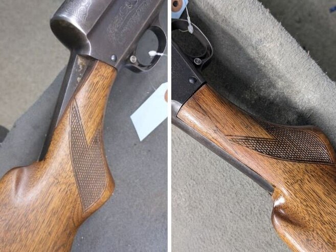 Checkering Restoration — The McCluskey Arms Company