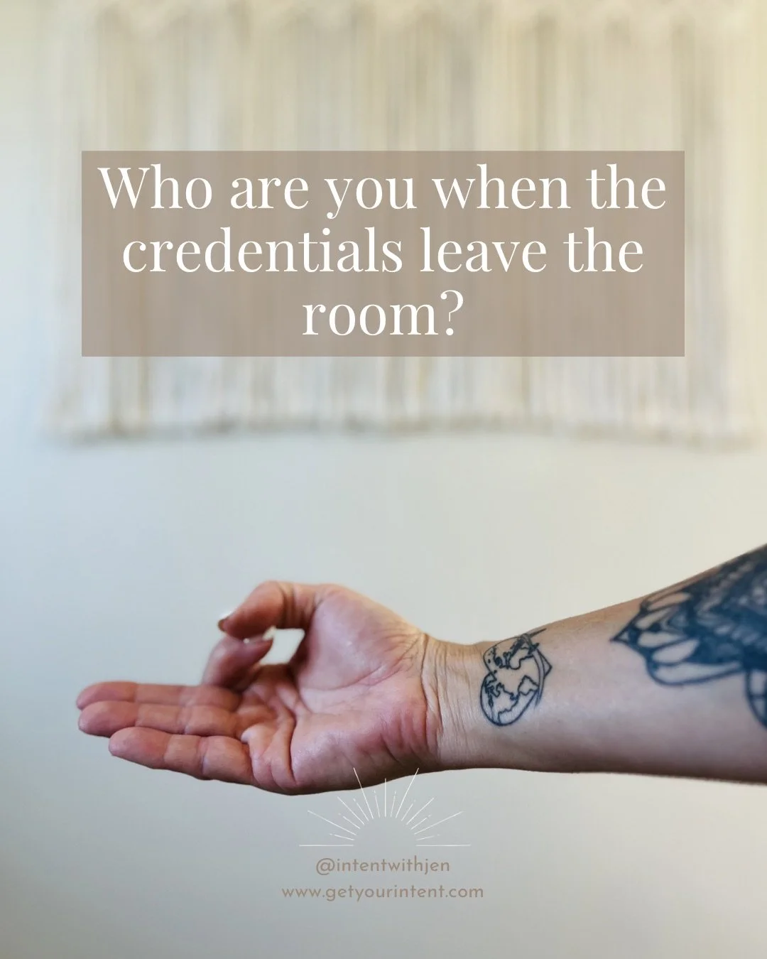 The credential is the proof.

But proof is only necessary when belonging is in question.

What if your belonging was never actually in question?

What would you lead with instead? 🔥

#IntentWithJen #TheWomanBehindTheResume #WomenInLeadership #Intern