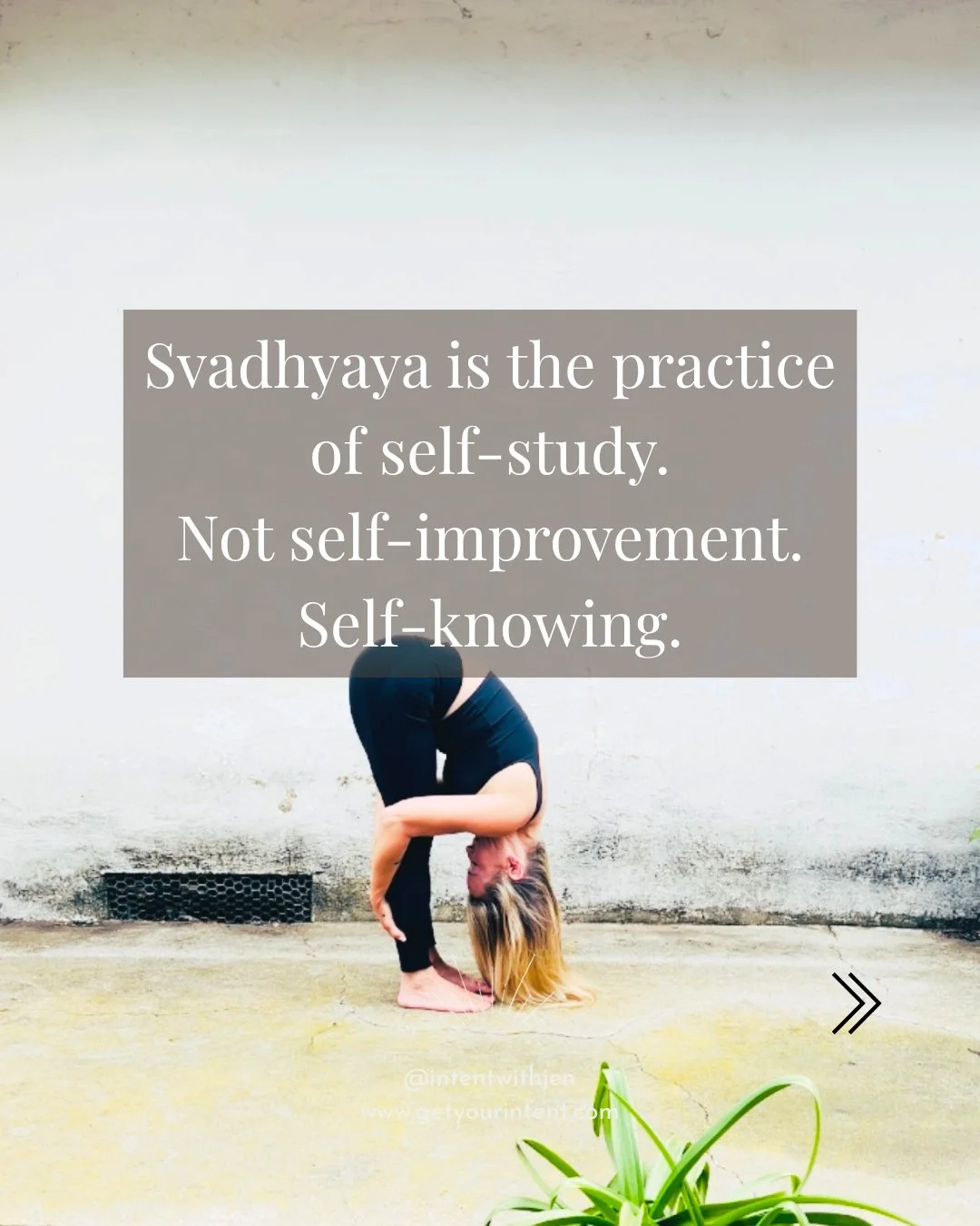 Most women have been taught self-improvement.

Very few have been taught self-knowing.

One makes you more polished.
The other makes you more powerful.

Svadhyaya asks a harder question:

Who are you beneath the title, the proof, the performance, the