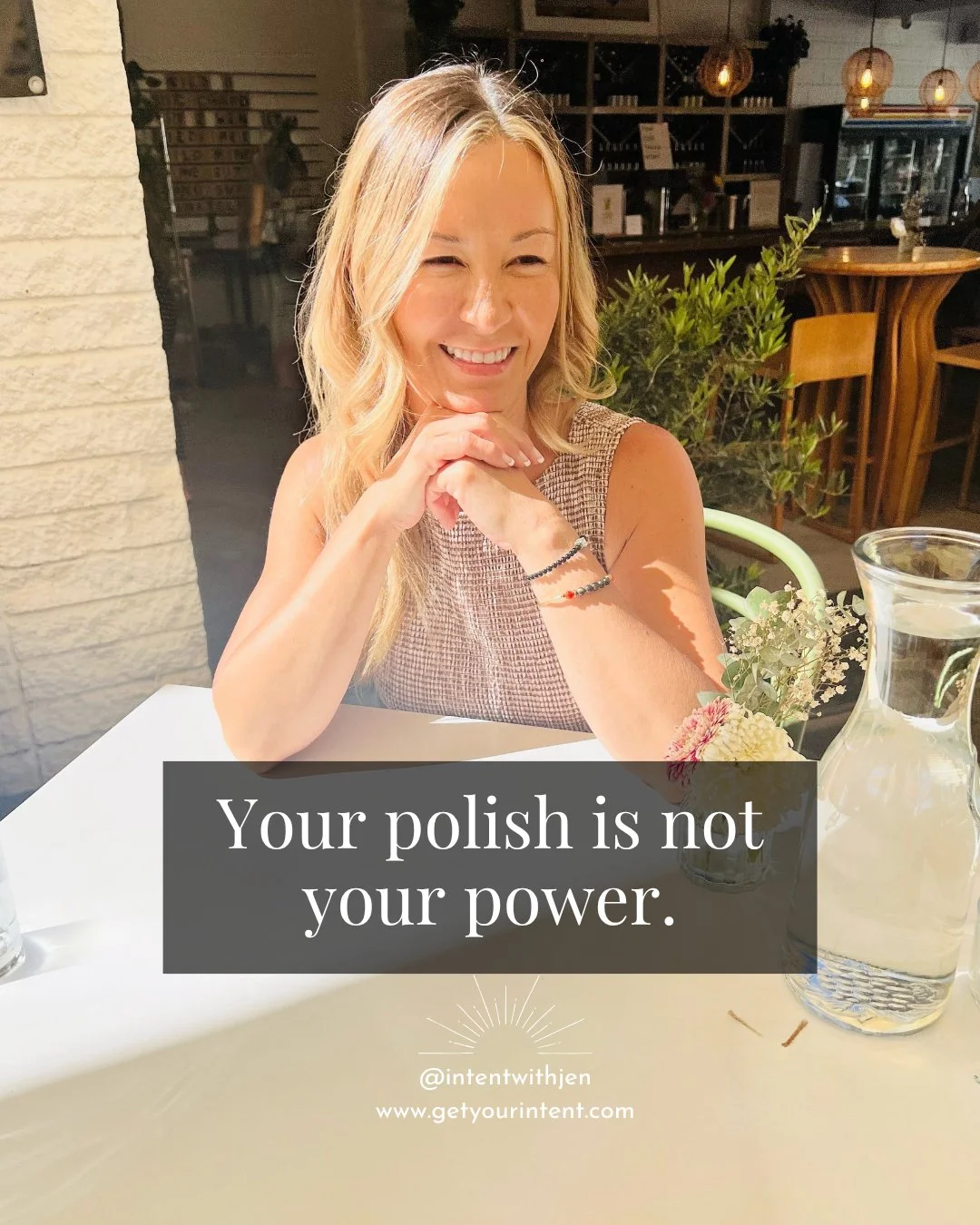 Polish protects.
Power commits.
🎭
One is a performance maintained for the room. The other is a decision made in your body, long before the room walked in.
🎯
I spent a decade learning the difference.
The women I work with now are learning it in mont