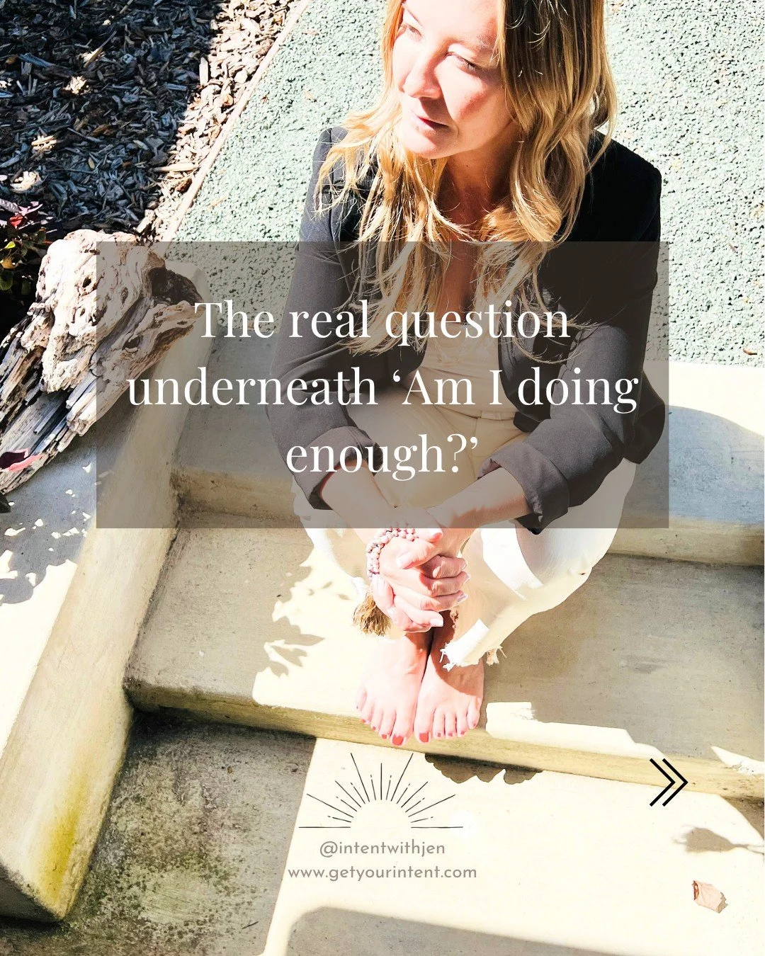 &ldquo;Am I doing enough?&rdquo;💫

Most people hear that as a productivity question.
It&rsquo;s not.

It&rsquo;s an identity question.✨

Am I still impressive enough&hellip;
to deserve the room I&rsquo;m already in?

And that question will keep you 