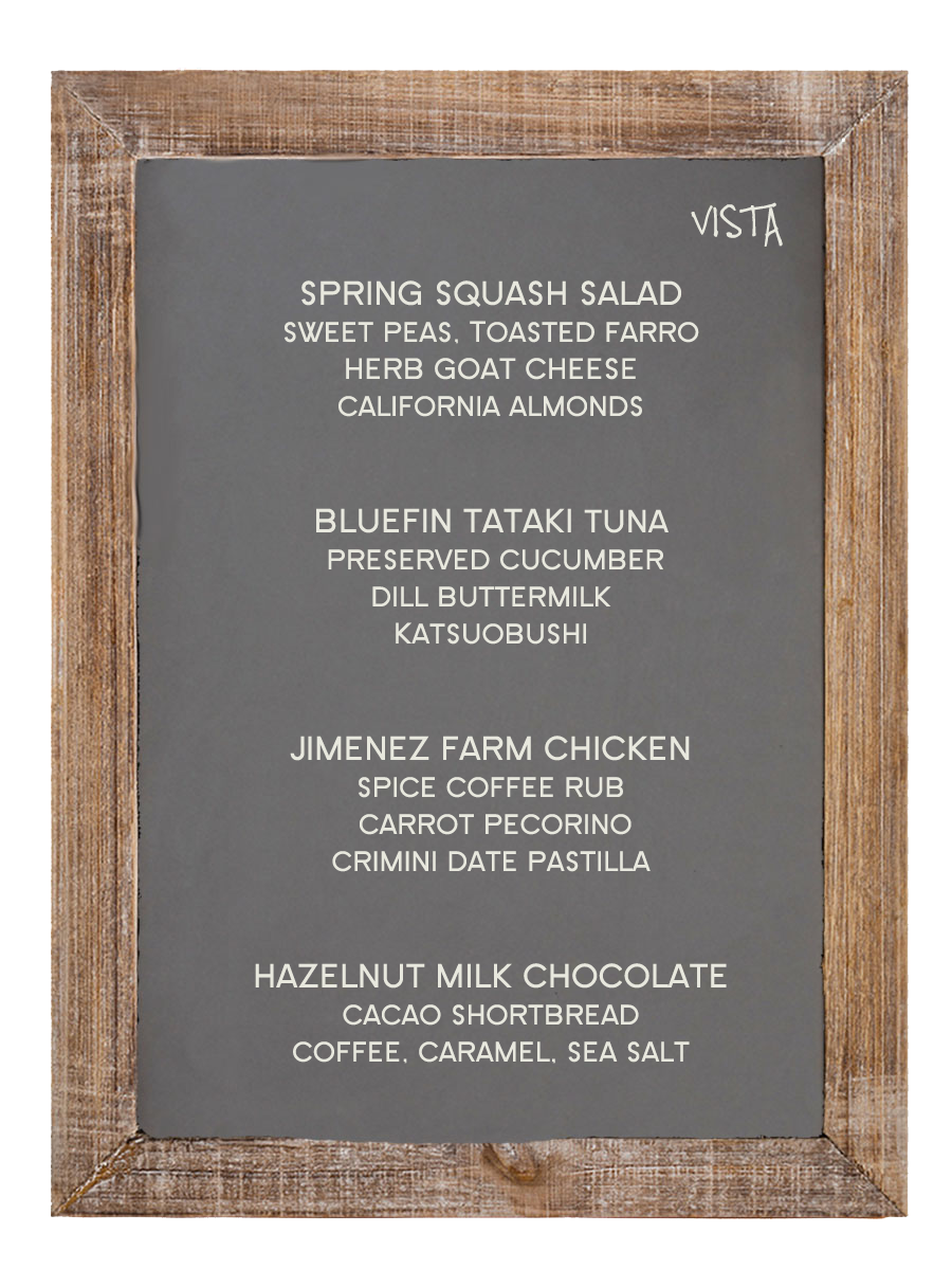 vista menu