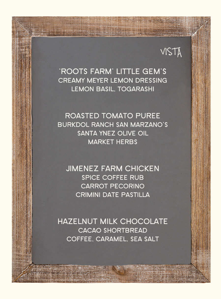 Vista Menu