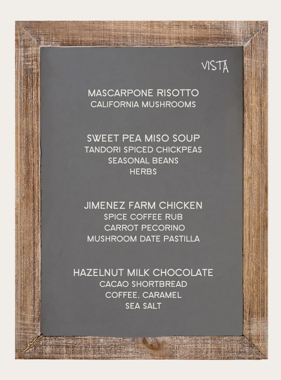 vista menu