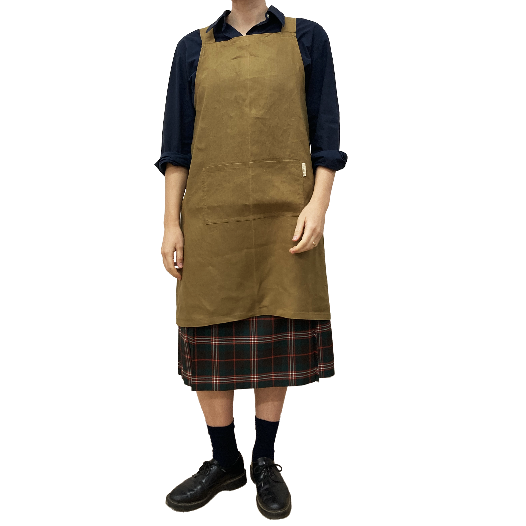 Easy Apron Olive Front.png