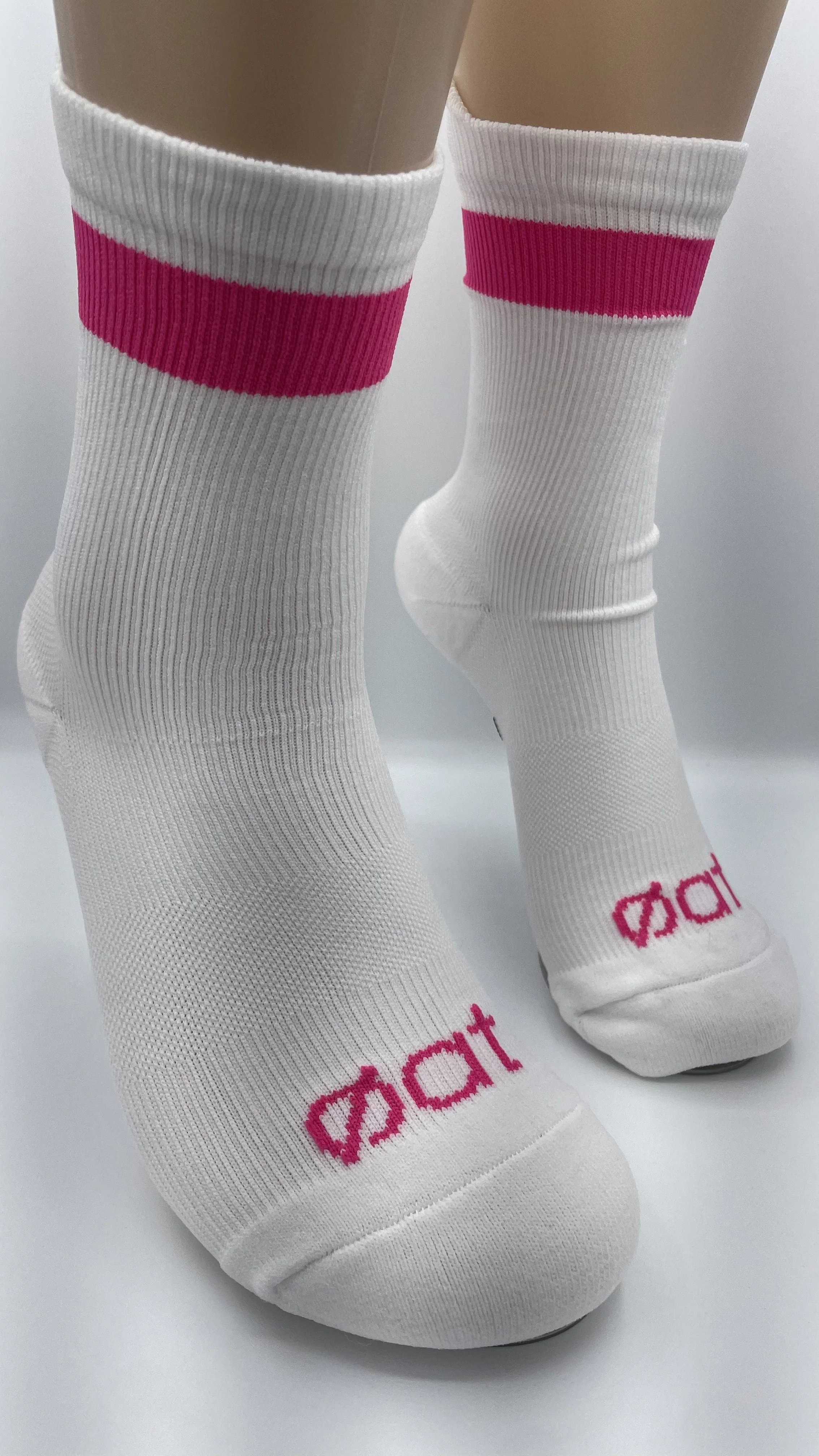 White Crew Bright Pink Gen Two