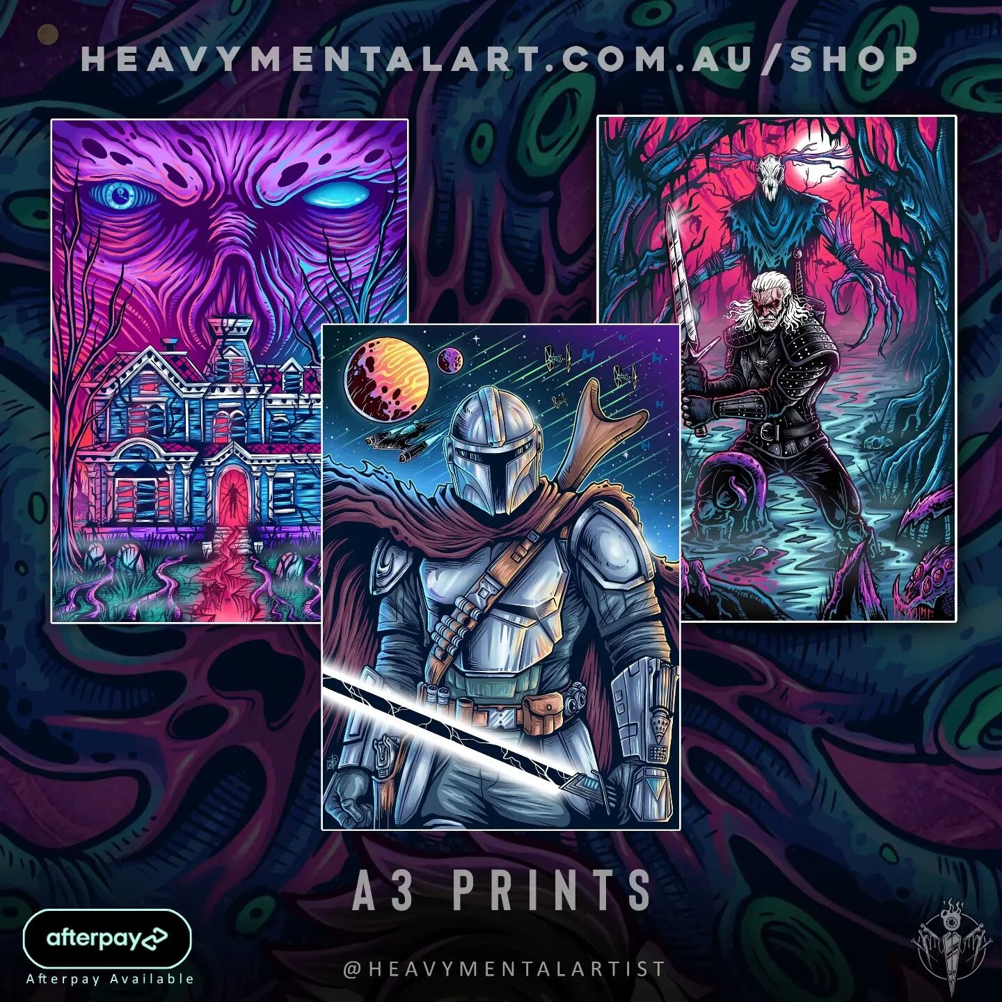 New A3 Prints For Your Wall!

Just uploaded some of my new A3 prints to my online shop! Printed onto 250 GSM Satin paper, for those of you who wanted to grab some art at the recent events or couldn't make it.
All newer prints are all signed and numbe