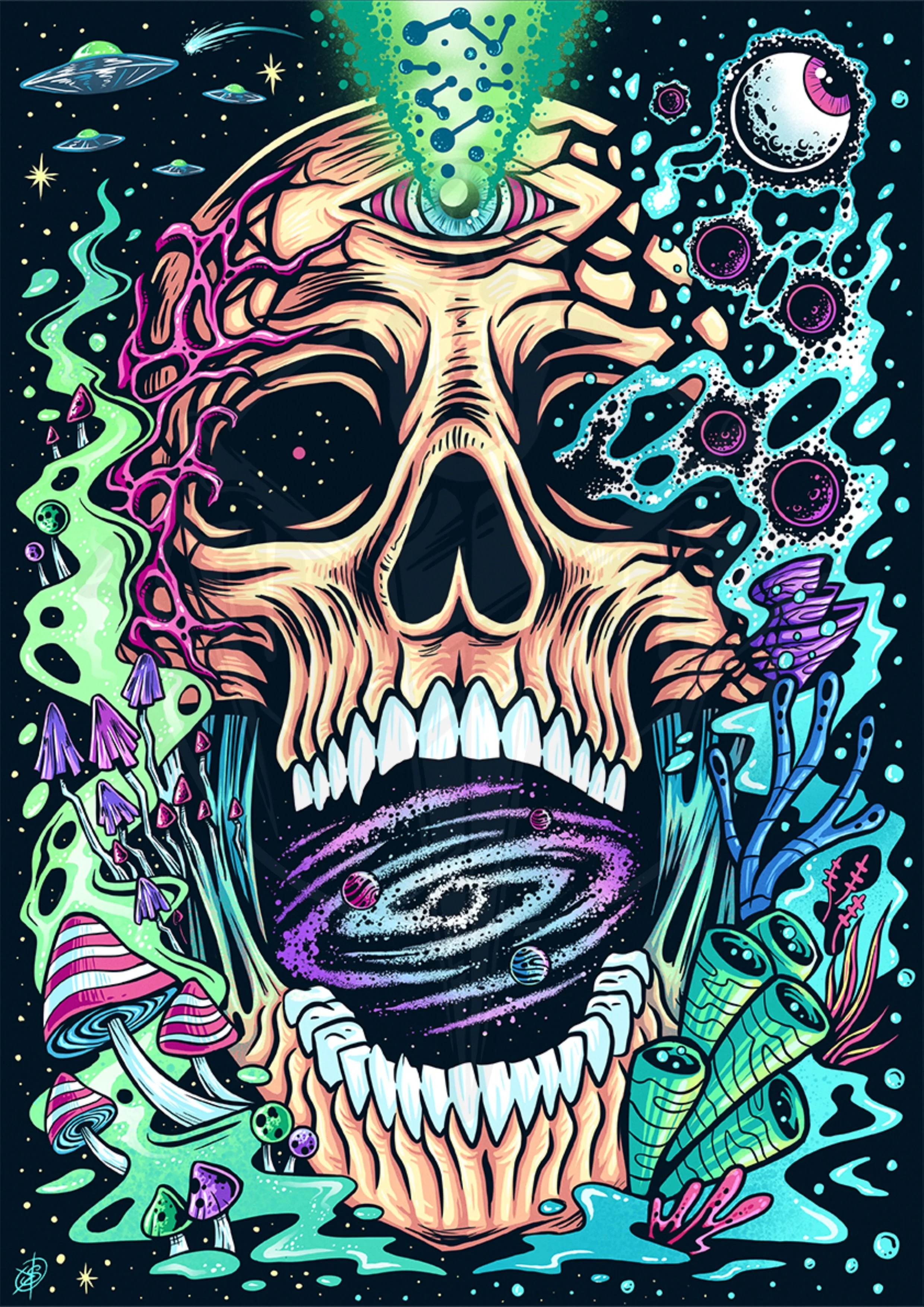 Skull System | A2 Print