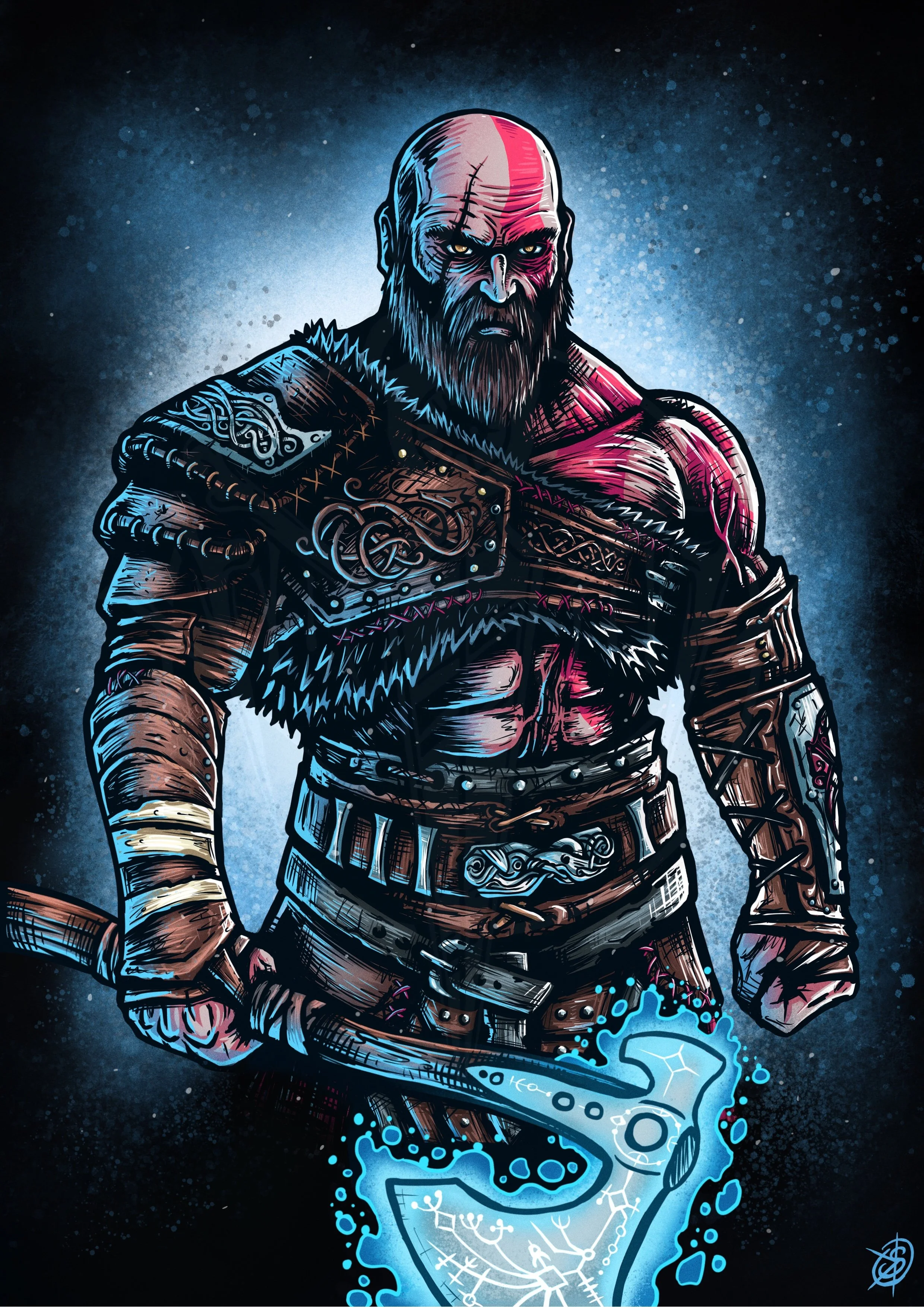 The God Slayer | A3 Print