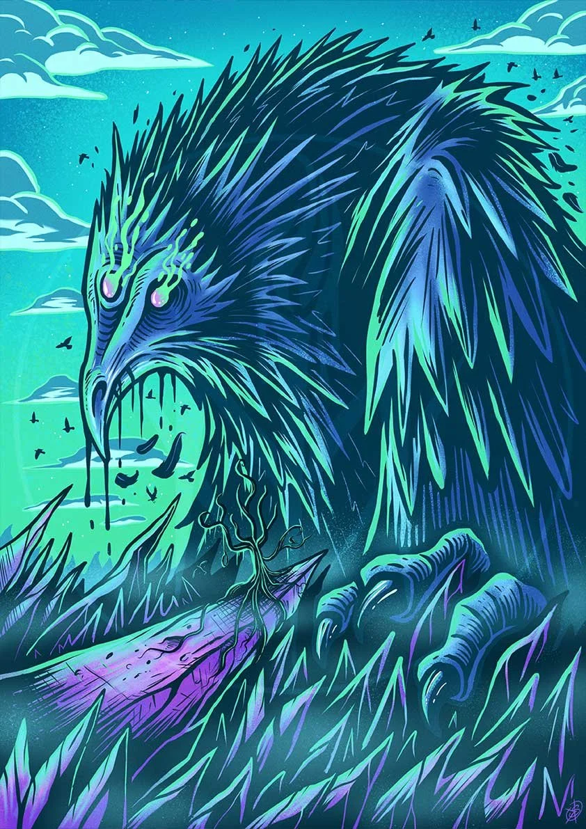 Hræsvelgr - The Corpse Swallower | A3 Print