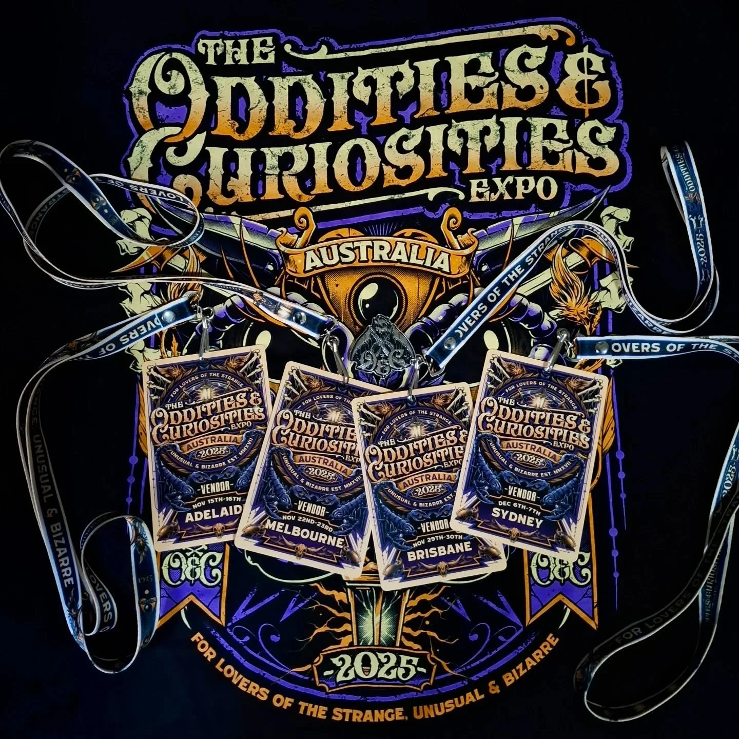 🕯 THE ODDITIES &amp; CURIOSITIES EXPO | AUSTRALIAN TOUR 2025 🕯

Four cities, four weeks, memories and experiences to last a lifetime. The @odditiesandcuriositiesexpo Australian tour has wrapped up for the year, and I&rsquo;m still wired from it. I&