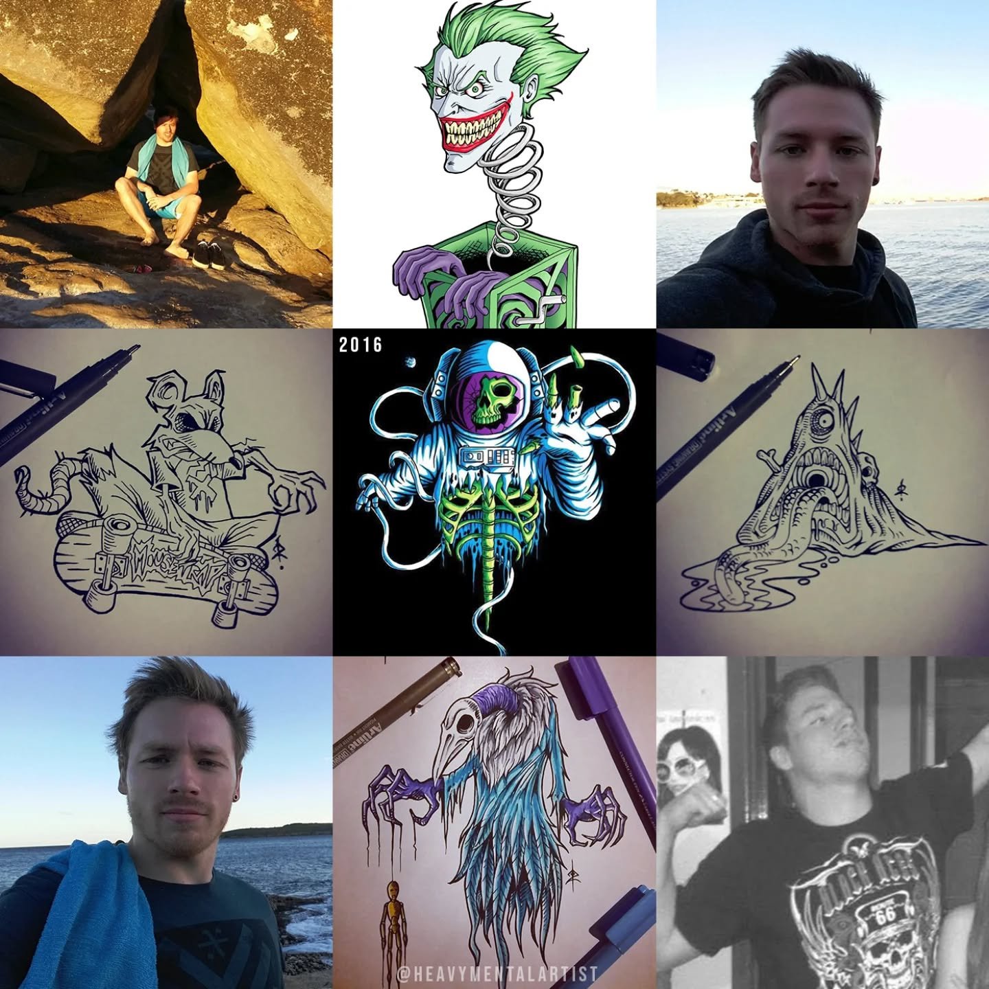 10 Years ago....

Thought I'd jump on the band wagon and share some pics of me and my art from 2016. It feels like yesterday still but ages ago aswell. Back when I used to call myself #blankcanvasdesignz haha I had to put a Z in it to sound cooler an