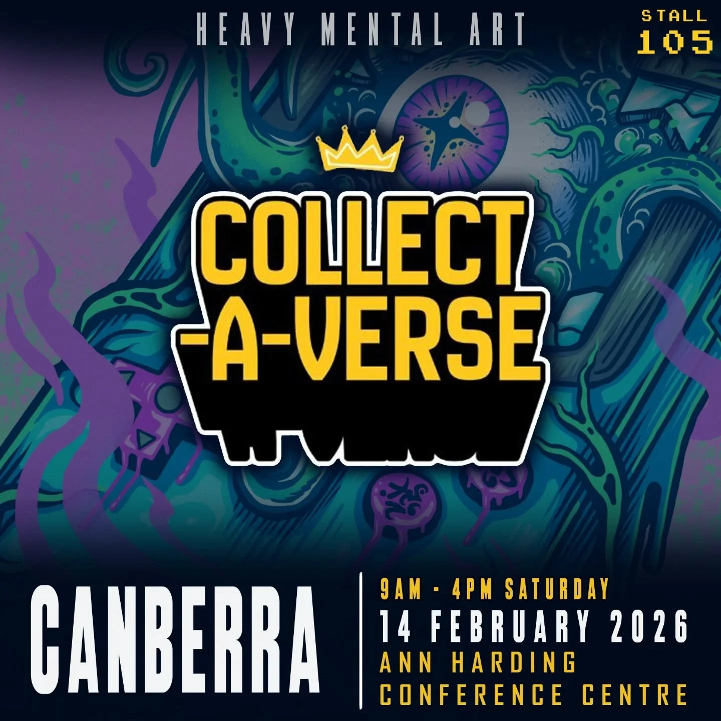 ⚡️Collect-A-Verse 2026 | Canberra ⚡️

Excited to be heading down to Canberra again this weekend for @collect_a_verse. You&rsquo;ll find me there with a range of original art and fanart prints, shirts, enamel pins, stickers and more!

Make it a date! 