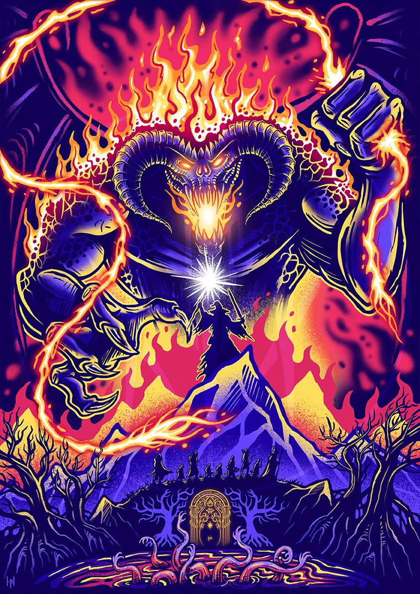 The Balrog | A3 Print