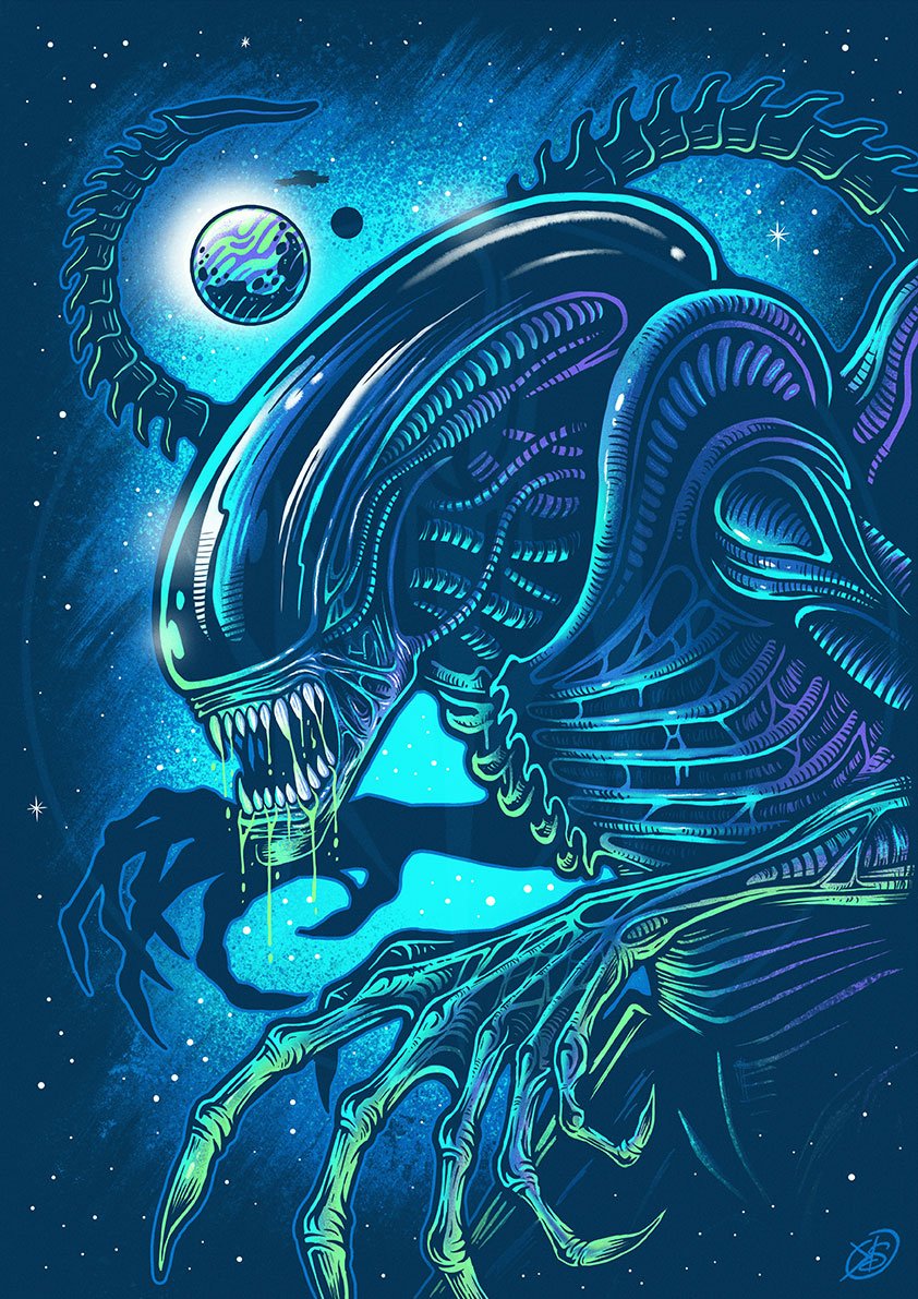 Xenomorph | A3 Print