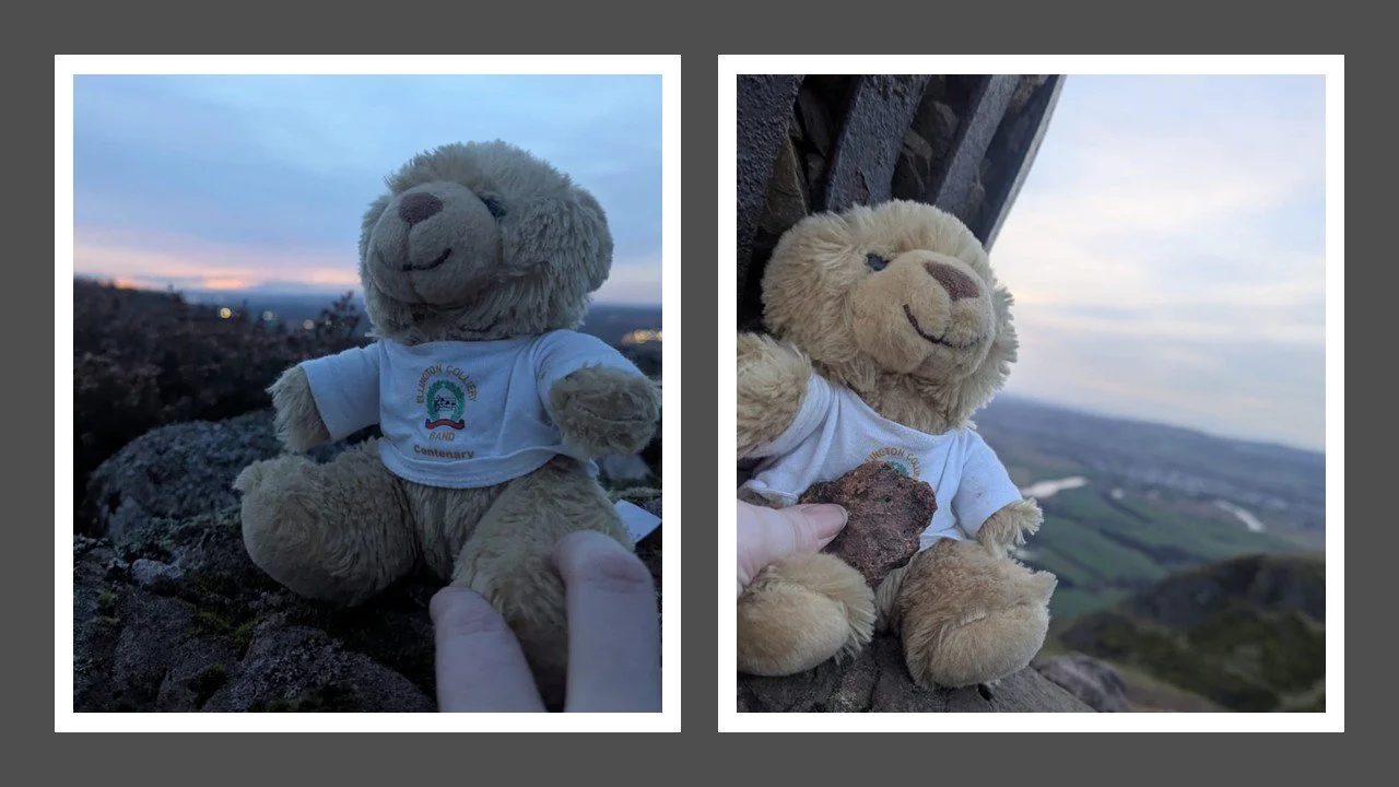Ellie starts the band's centenary year by climbing up Dumyat in Stirling.