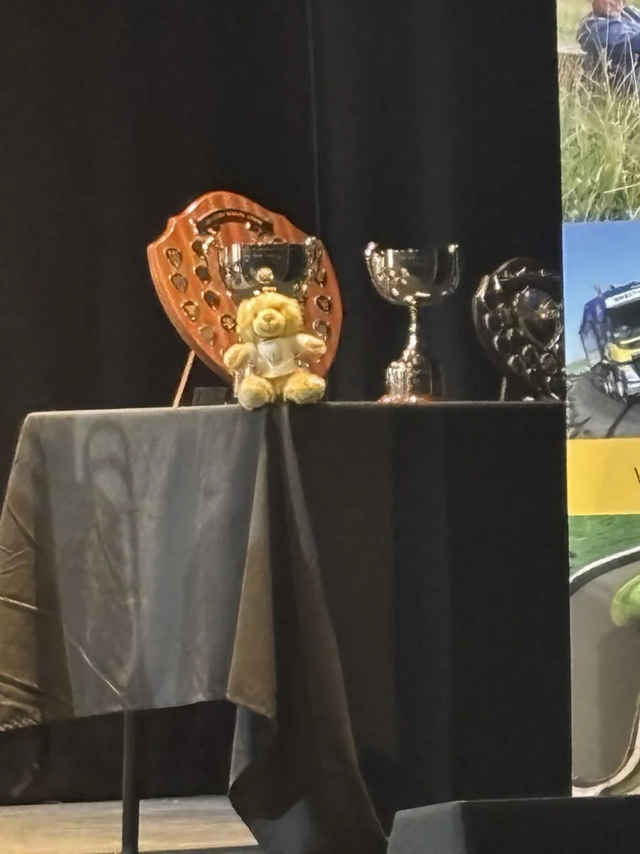 Ellie has her paws crossed