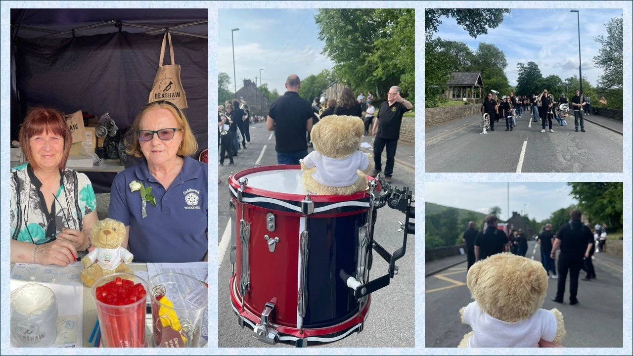 An exciting evening at the Whit Friday contests in the villages of Denshaw,...