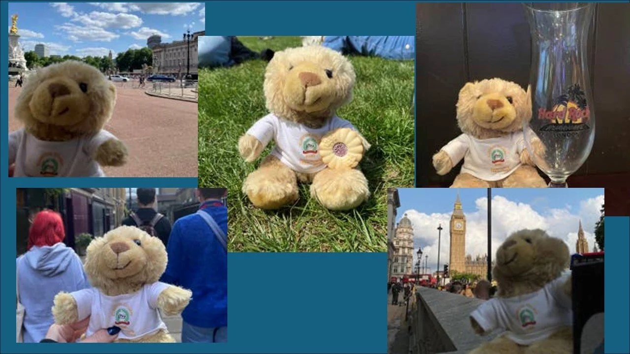 Ellie enjoys a trip to London