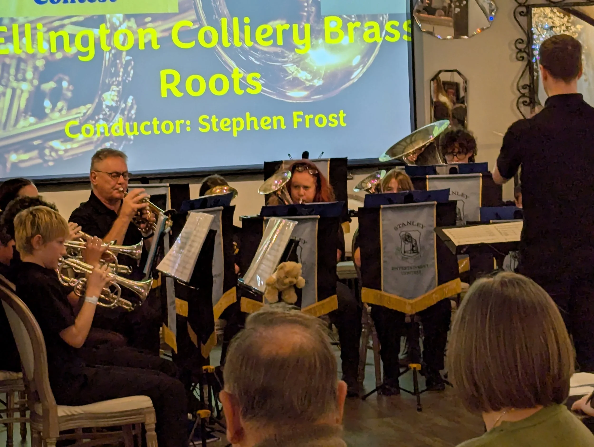 Competing in the Stanley Entertainment Contest.