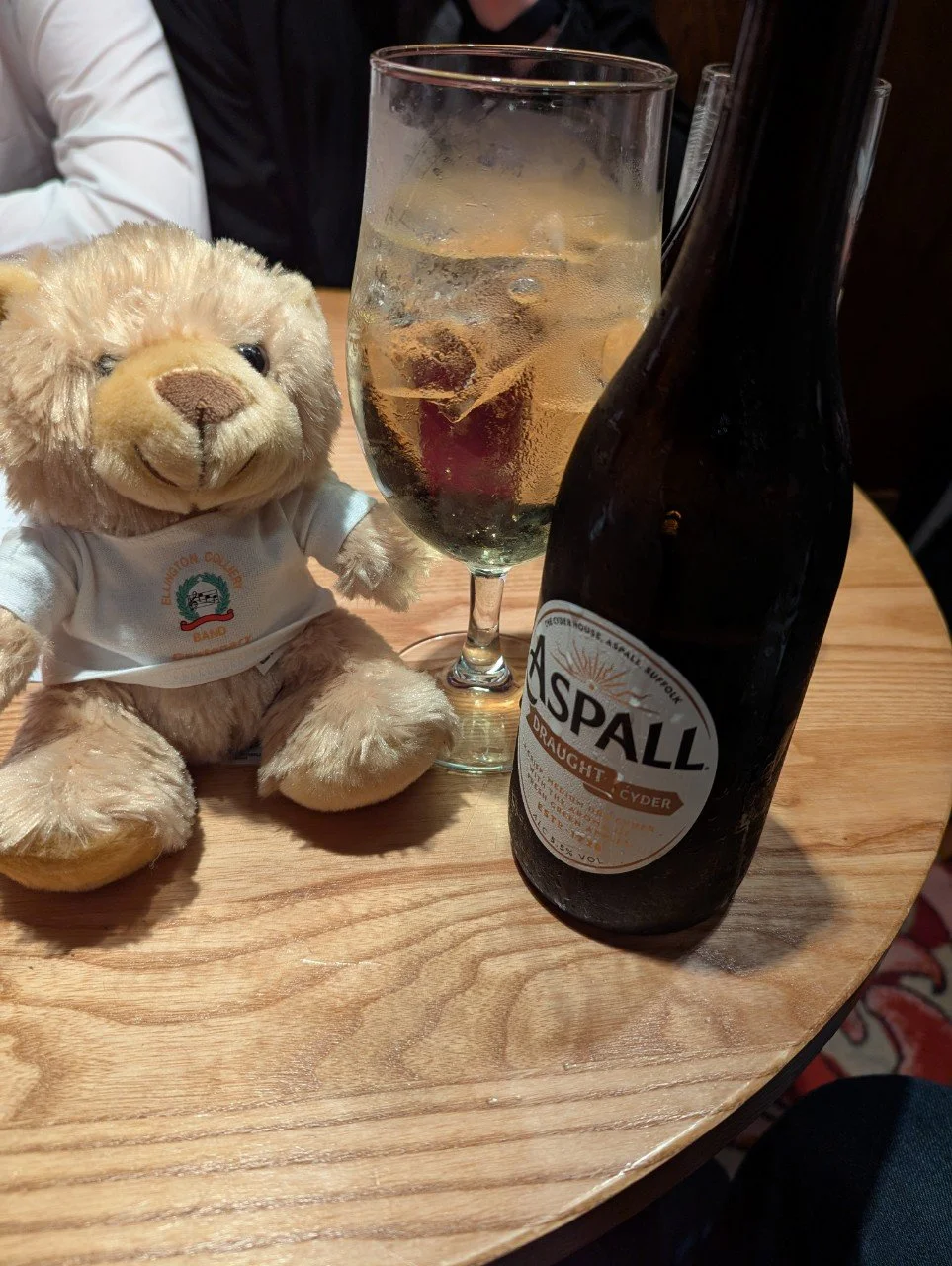 Ellie joins in the celebration