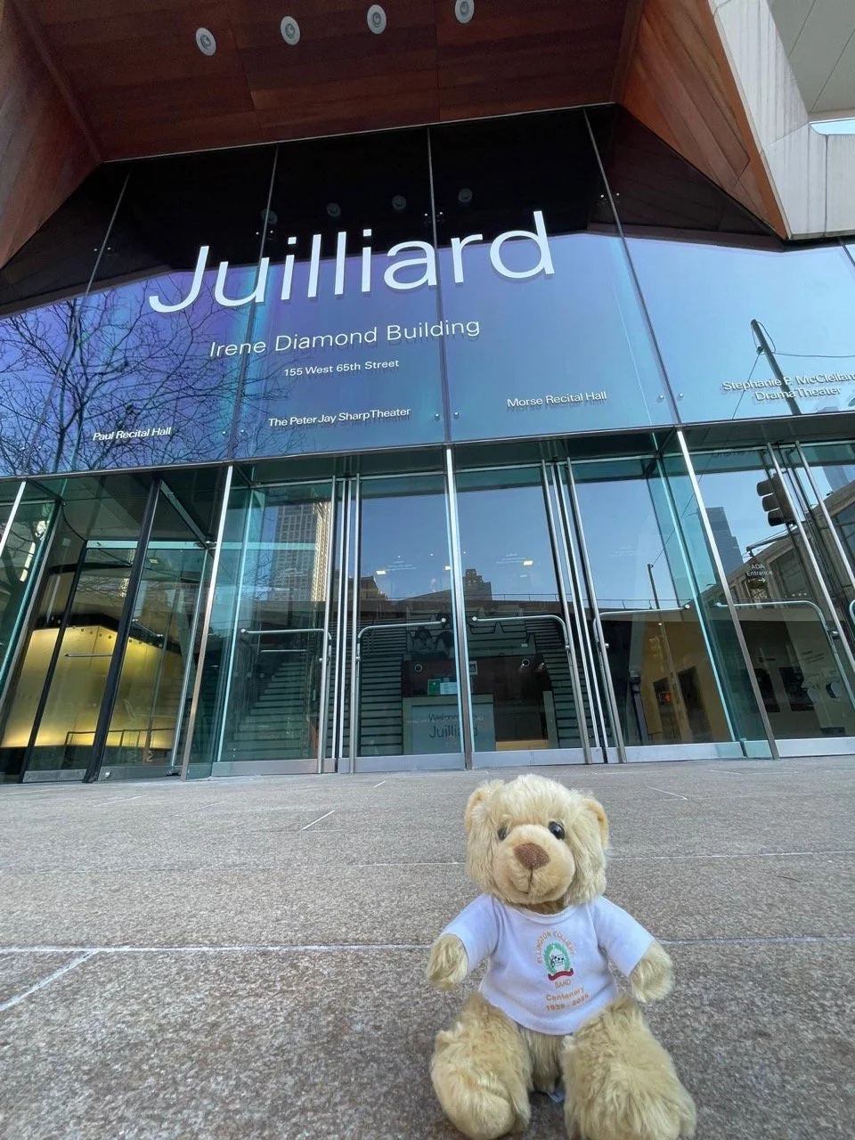 Ellie visiting Juilliard