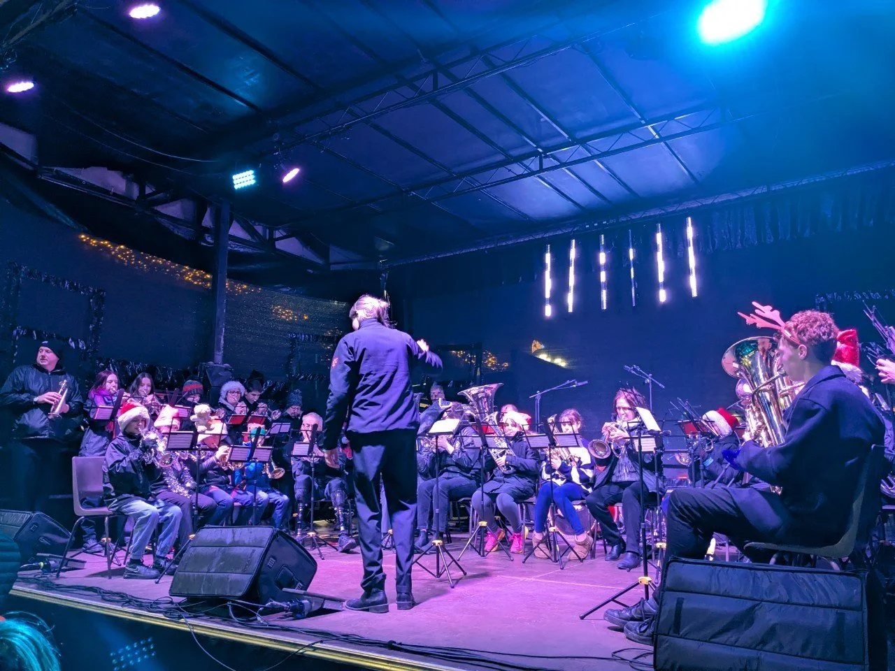 Turning on the Christmas Lights in Morpeth