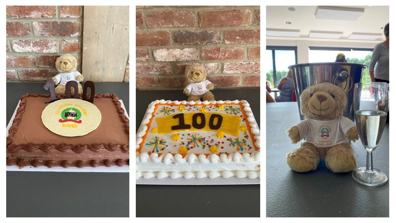 Ellie can't wait for the cake to be cut at our Centenary Barbecue