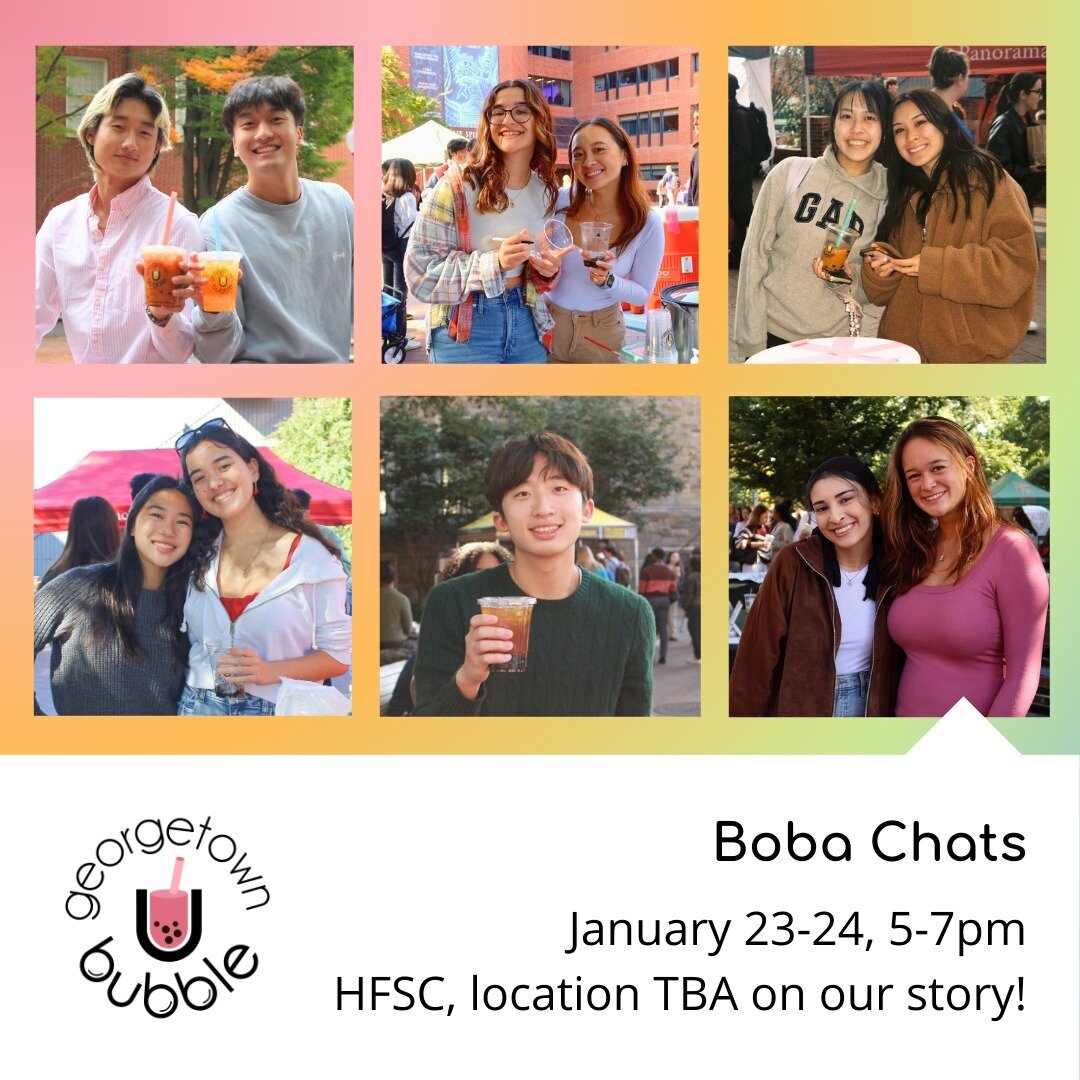 Come to 💬Boba Chats💬 to learn more about the Bubbly experience and ask questions about the hiring process! 🧋⭐️

Feel free to drop in anytime during the listed hours to gain more insights about Bubble and the application. We can't wait to spill the