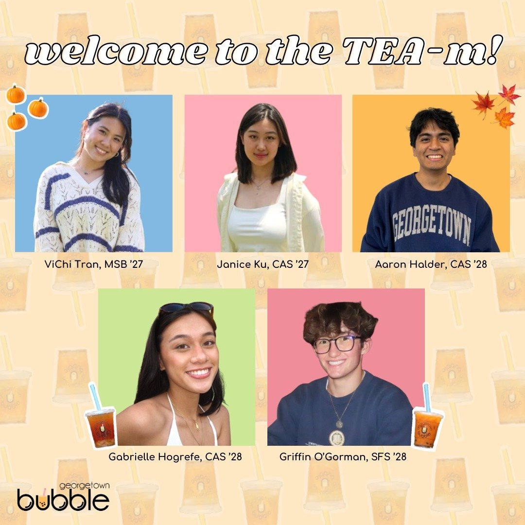 🎃🔔NEW BUBBLY REVEAL!!🔔🎃 

we are so excited to have welcomed 5 new members to our TEA-m for Fall 2024!🧋🍂 

be on the lookout 👀 for them at the homecoming market on Friday (4:30 - 7:00pm in Red Square), and the farmers&rsquo; market next week! 