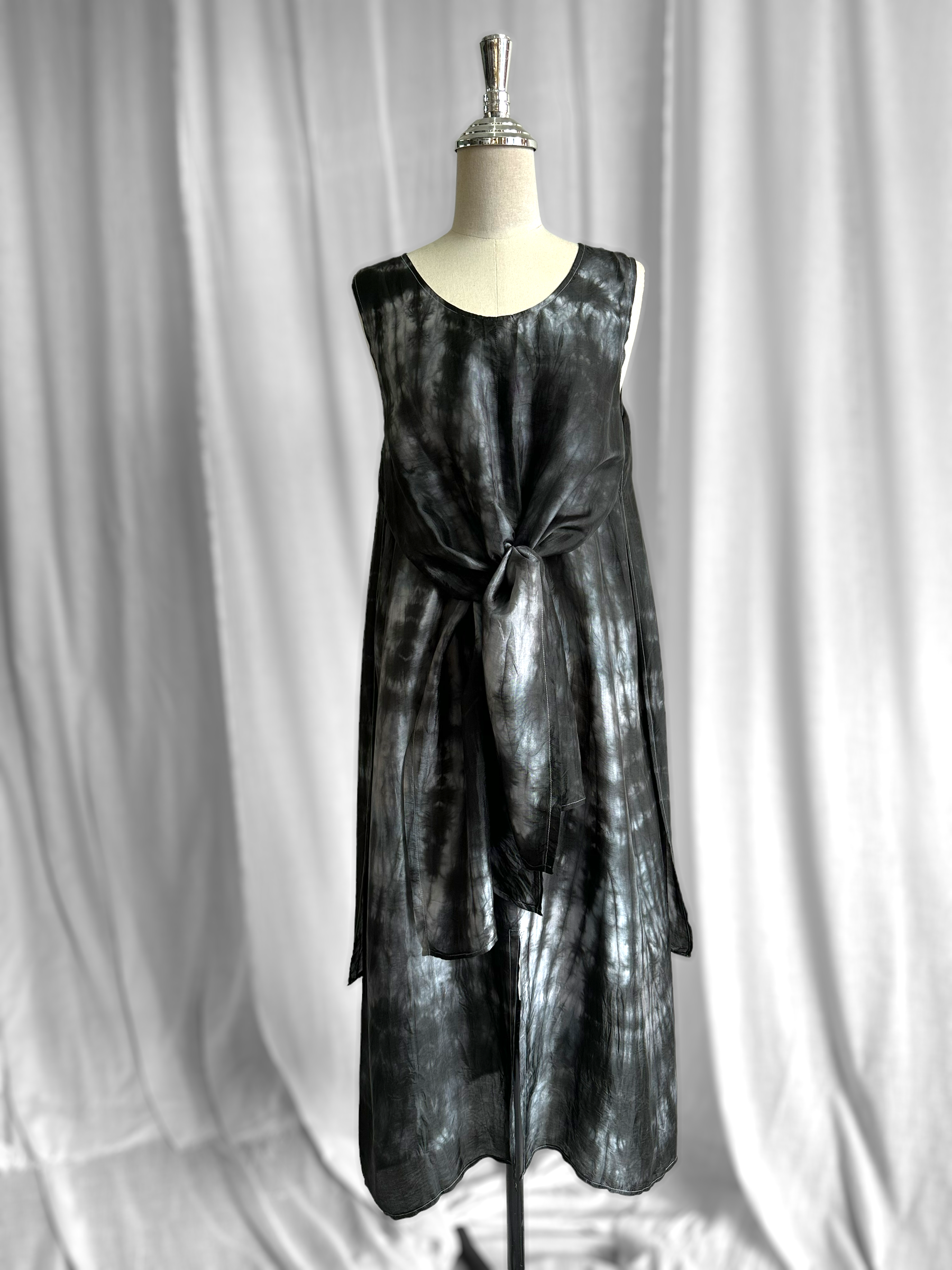 Tie-Dyed Silk Dress