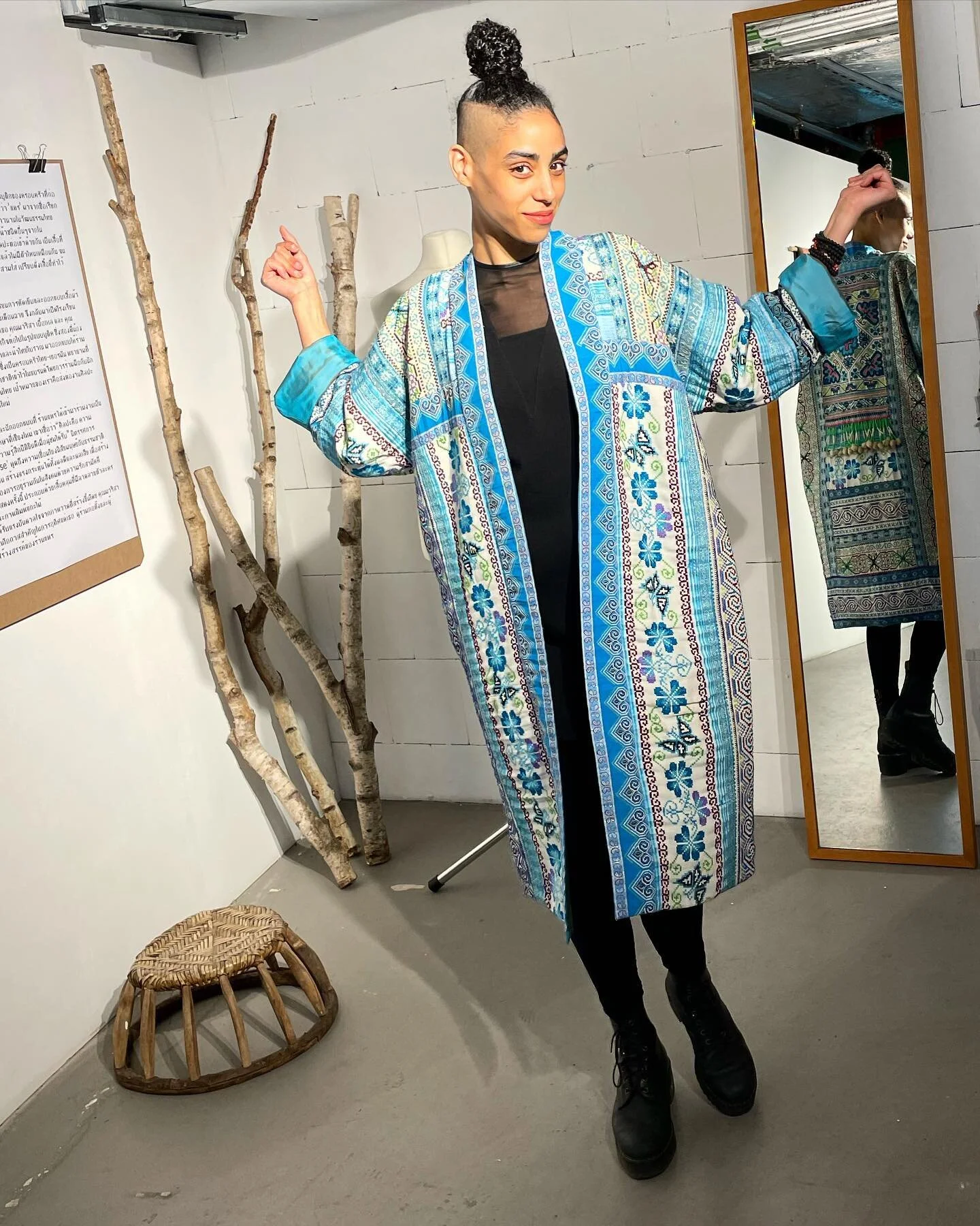 Thank you to our beautiful models and customers! We are showcasing our classic range of &lsquo;Art Jackets&rsquo; as well as the new collection &lsquo;Arboreal Impulse&rsquo; until the end of May @galerieslp 
Come by and have a try, guaranteed that y