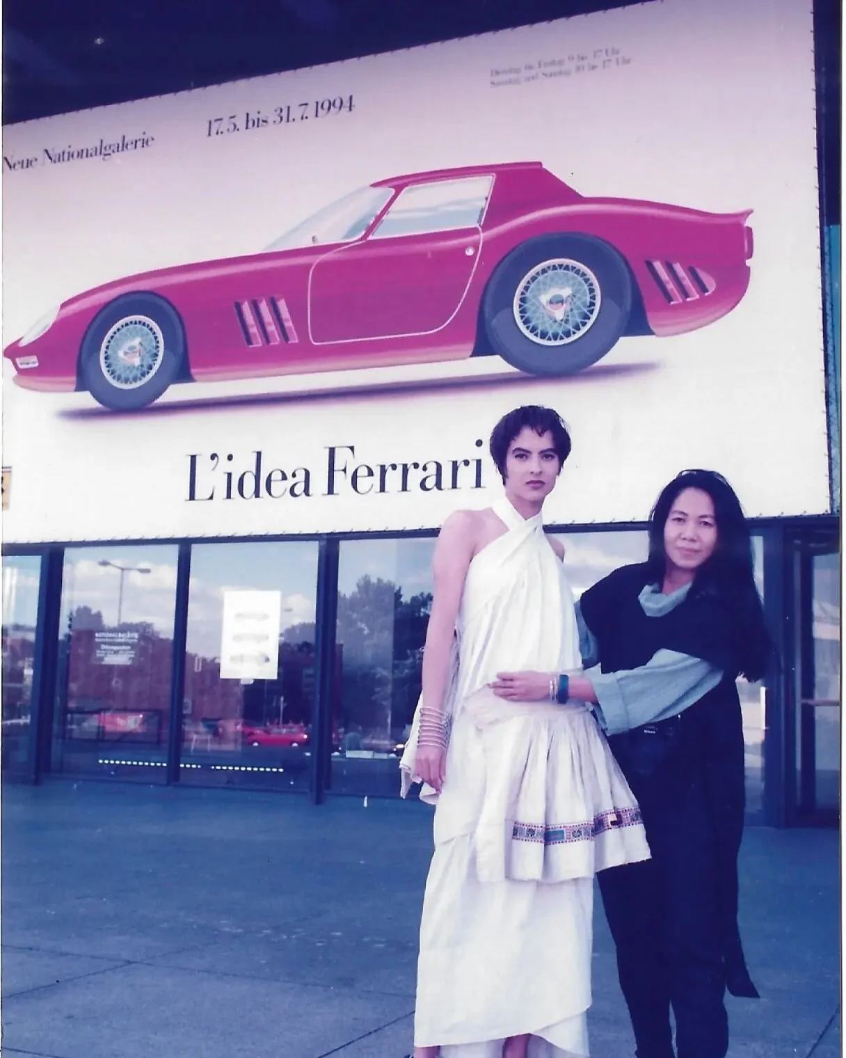 Some impressions of a photo series taken in the mid-90&rsquo;s in front of the Neue Nationalgalerie in Berlin. Designer &amp; Co-founder, Marisa, often visited the galleries on Potsdamer Stra&szlig;e for inspiration (and taking lots of pictures). Esp