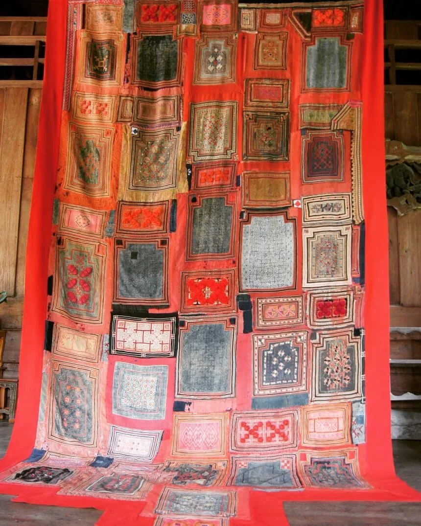 Hmong Baby Carier wall Hanging.