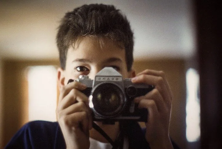 My first selfie, circa 1987