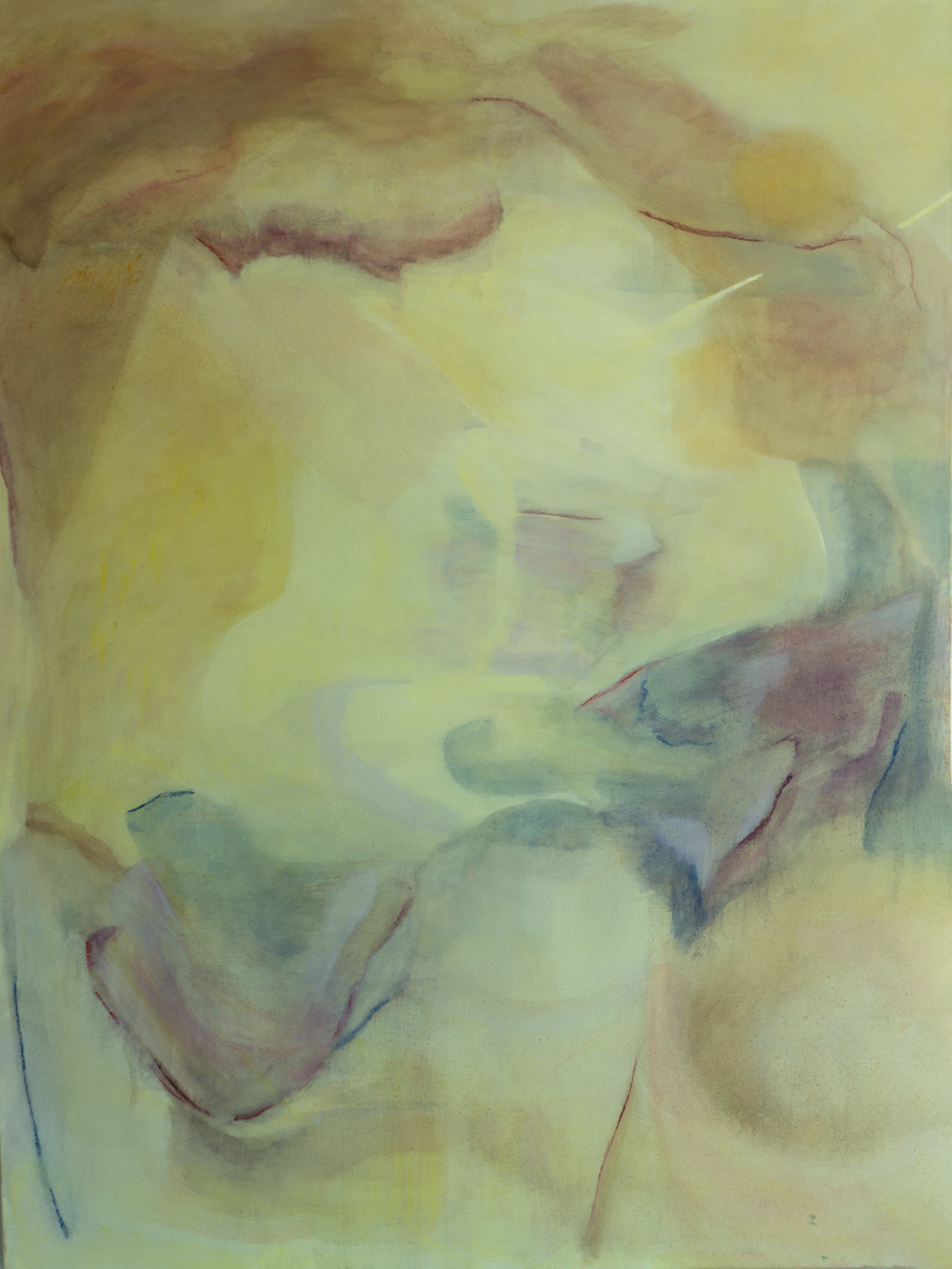 The quality of goodness, 2025, oil on canvas, 36" x 48"
