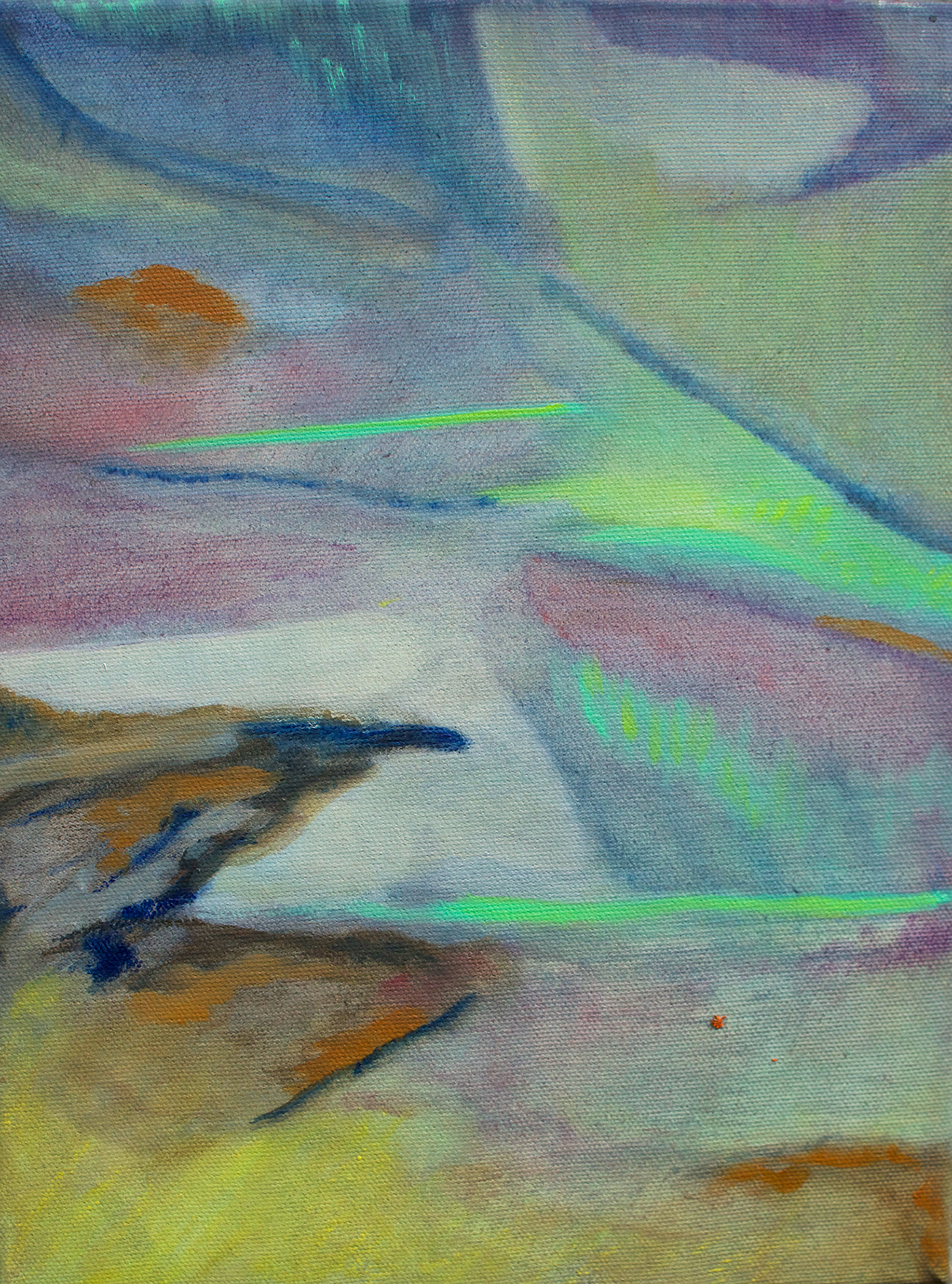  Tamas (2025), oil on canvas, 9”x12” 