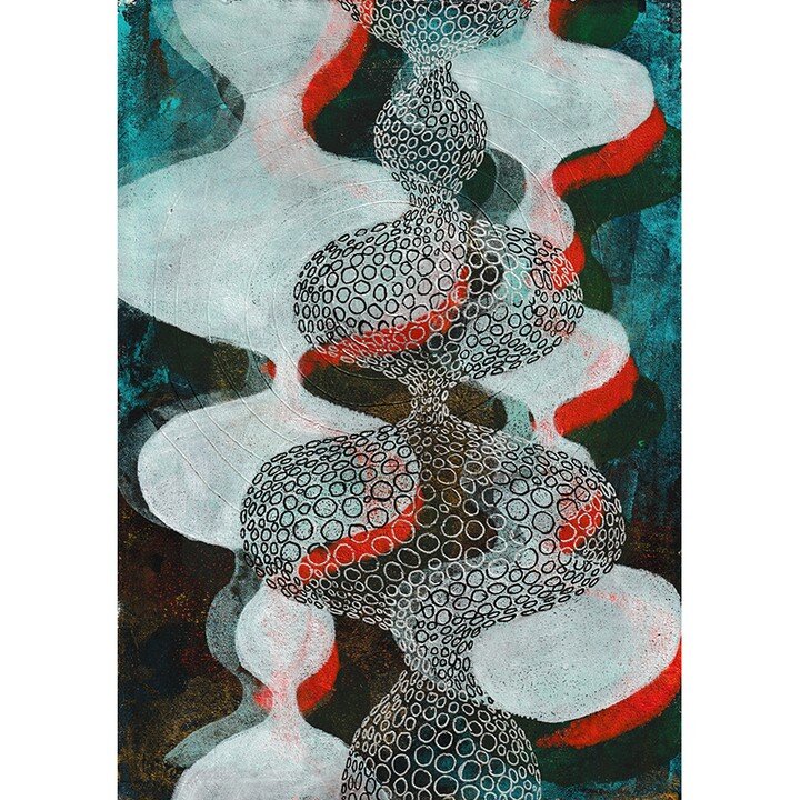 A tribute to Ruth Asawa.

G56, acrylic on paper, 9&quot; x 11&quot;

www.DavidKingCollage.com