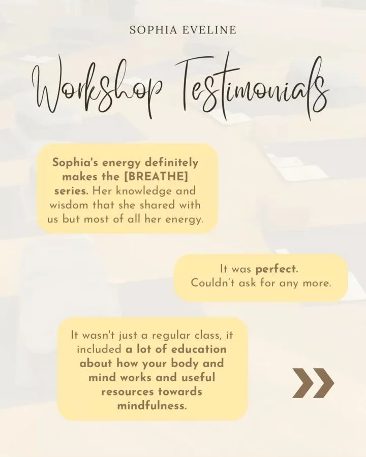 I loooove doing this work 🤩 these recent testimonials are from a series of workshops I did for @masseyuni students 
@masseyalbanyrecreation 

We explored the nervous system, Yoga, breathwork, and meditation over 4 weeks 🙌💛
Such a privilege to shar