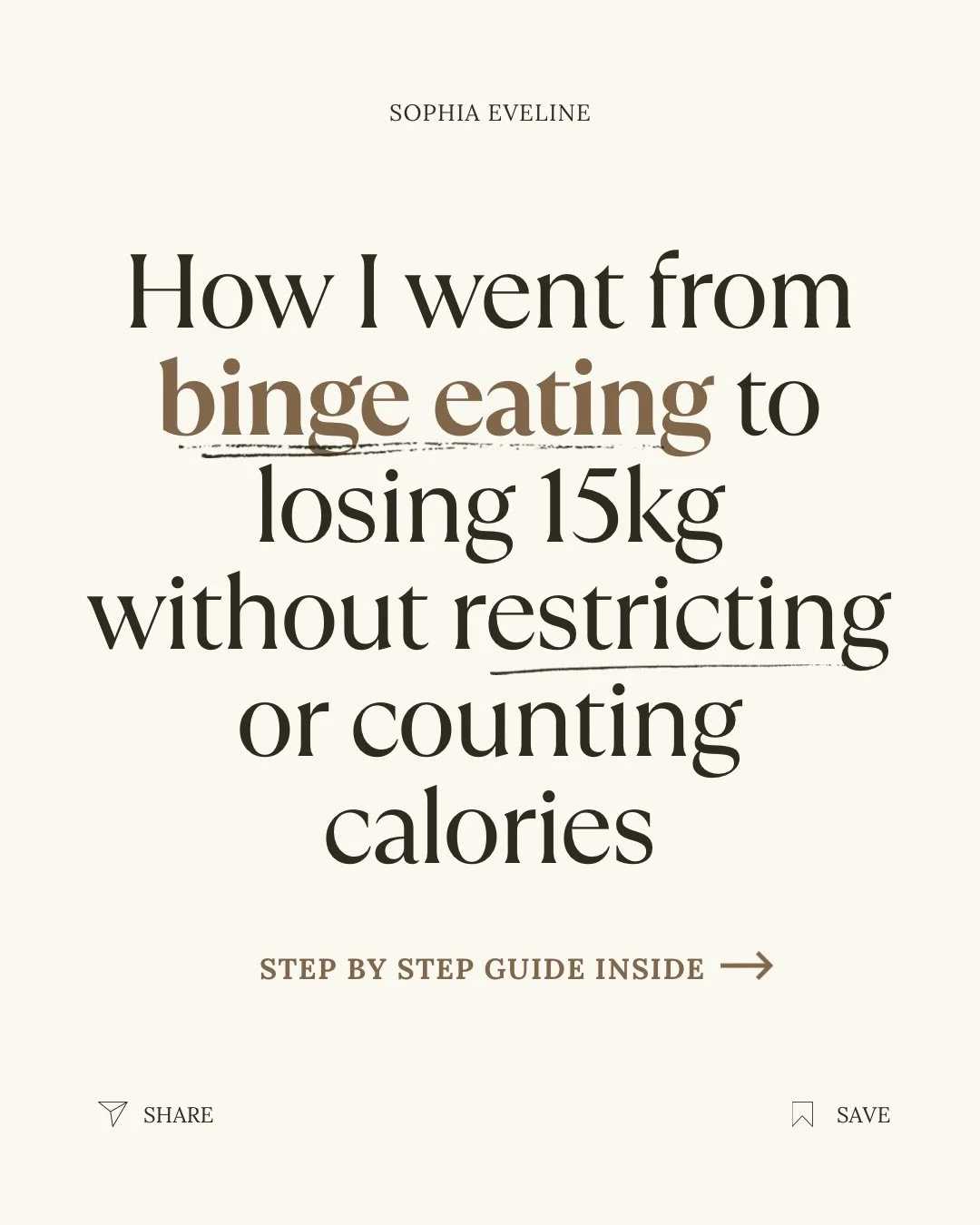 I am living proof that you can overcome food addiction and be intentional and selective with food without rebounding, self sabotage, or binging 🥰

I don&rsquo;t restrict my diet. I am now selective with my diet. And that is an empowered choice. 

No