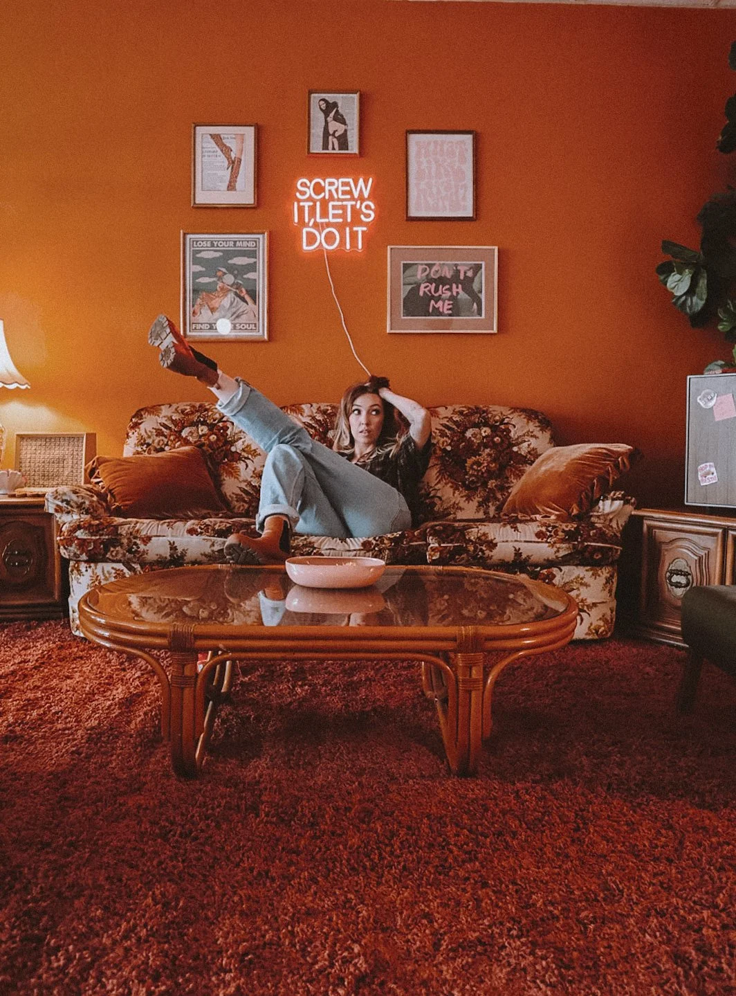 Charlene Melissa, Tucson makeup artist and fine line tattoo artist, in her beauty studio