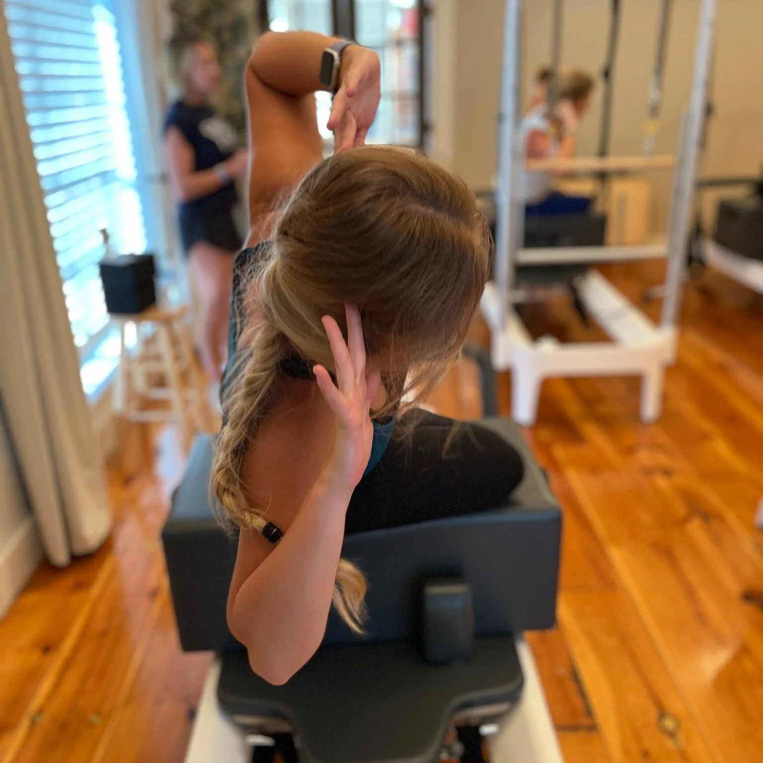 CENTERING🌟You can think of this as the principle that every Pilates exercise should originate from and be connected to. Our &quot;center&quot; is often called the &quot;Pilates Powerhouse&quot;. It is comprised of the abdominals (The Gut!), the glut