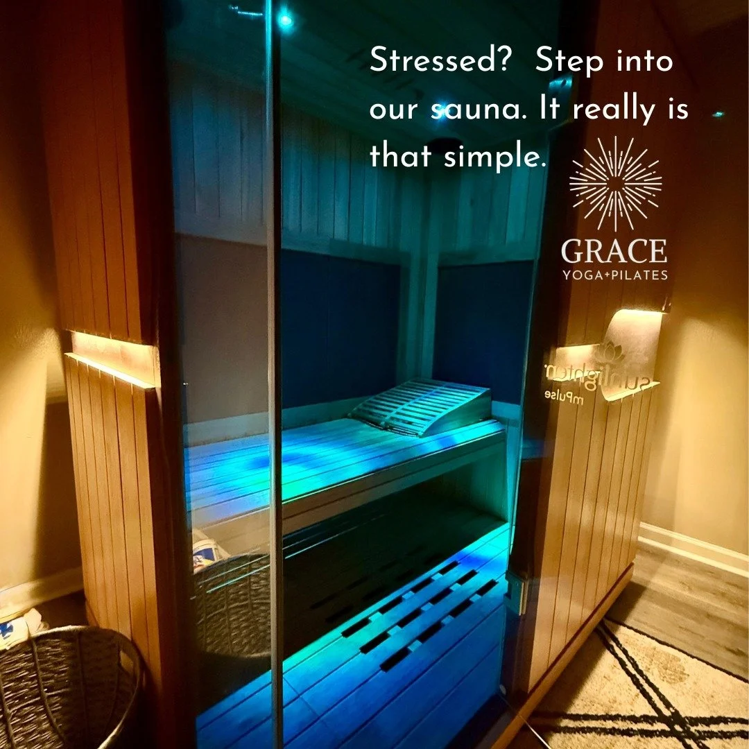 Stress raises cortisol, disrupts sleep and keeps our bodies tense.  Our infrared sauna helps lower cortisol, relax muscles and restore clarity.  Consistent use supports resilience so your body can handle the daily stressors.  Schedule your session on