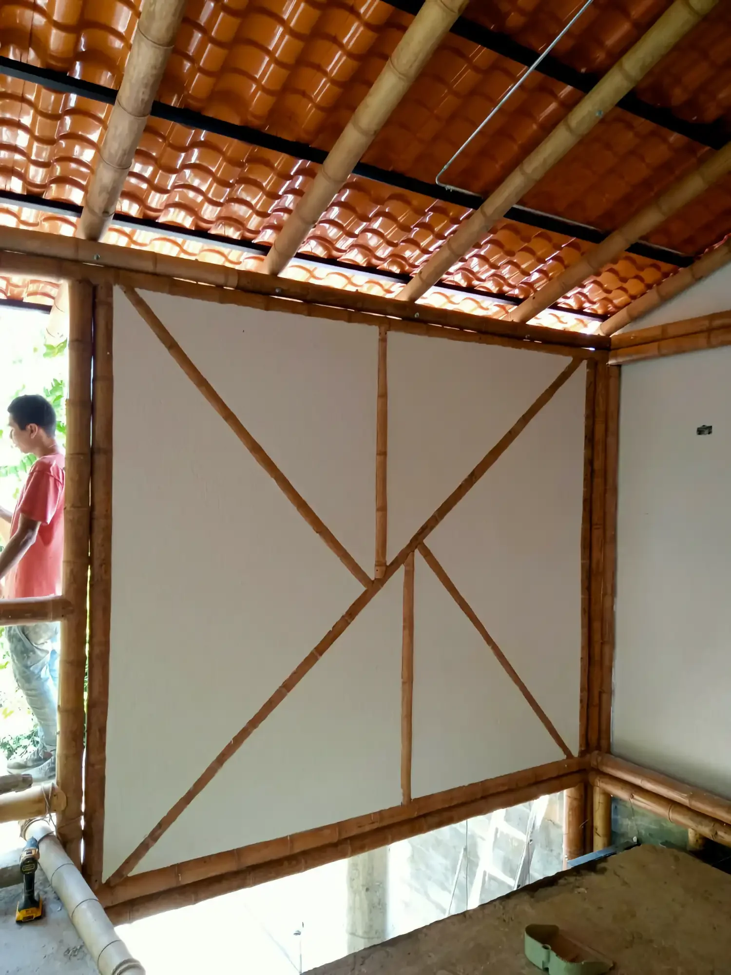 Muros en Guadua Bambú