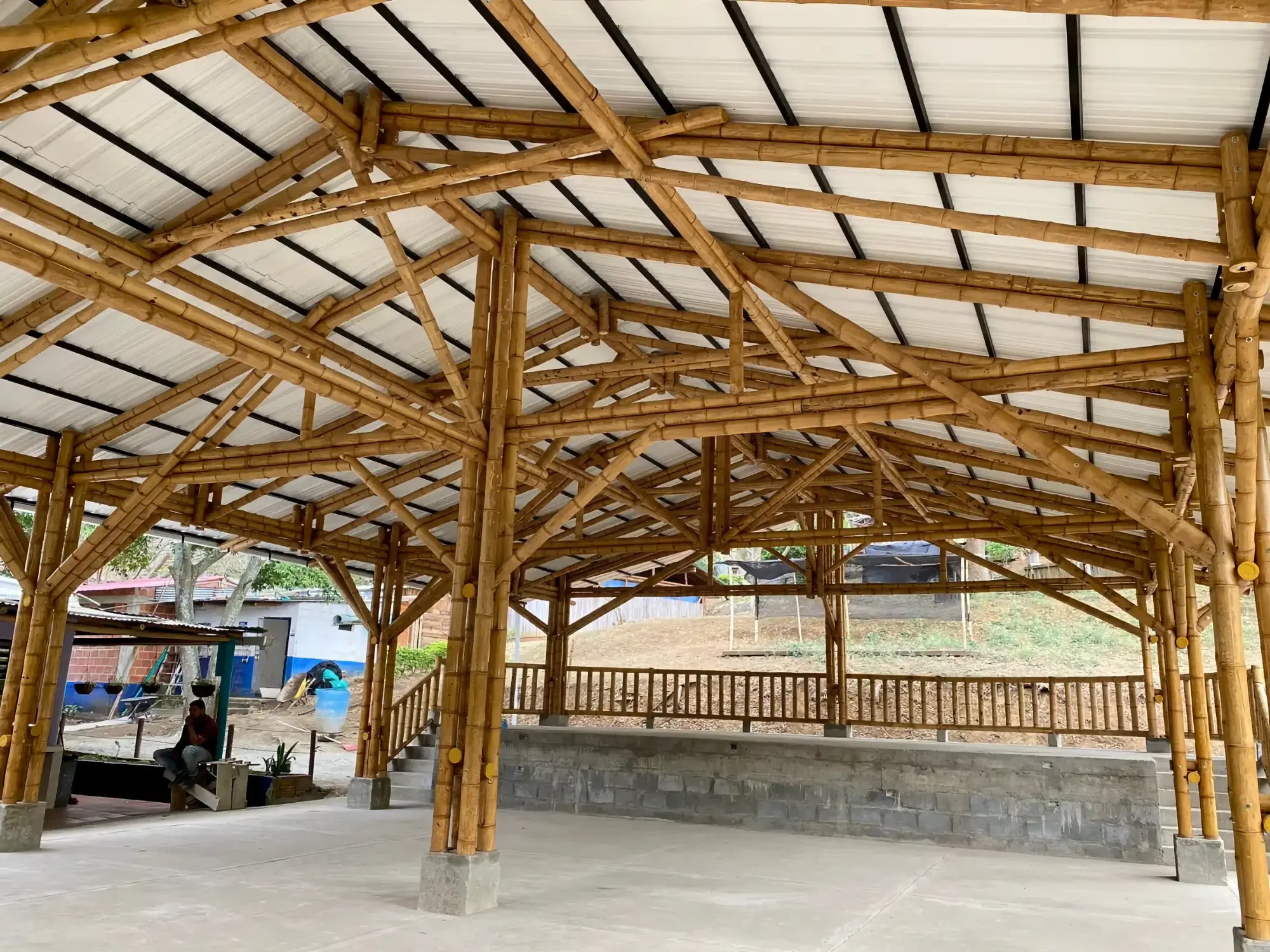 Pabellón en Guadua Bambú