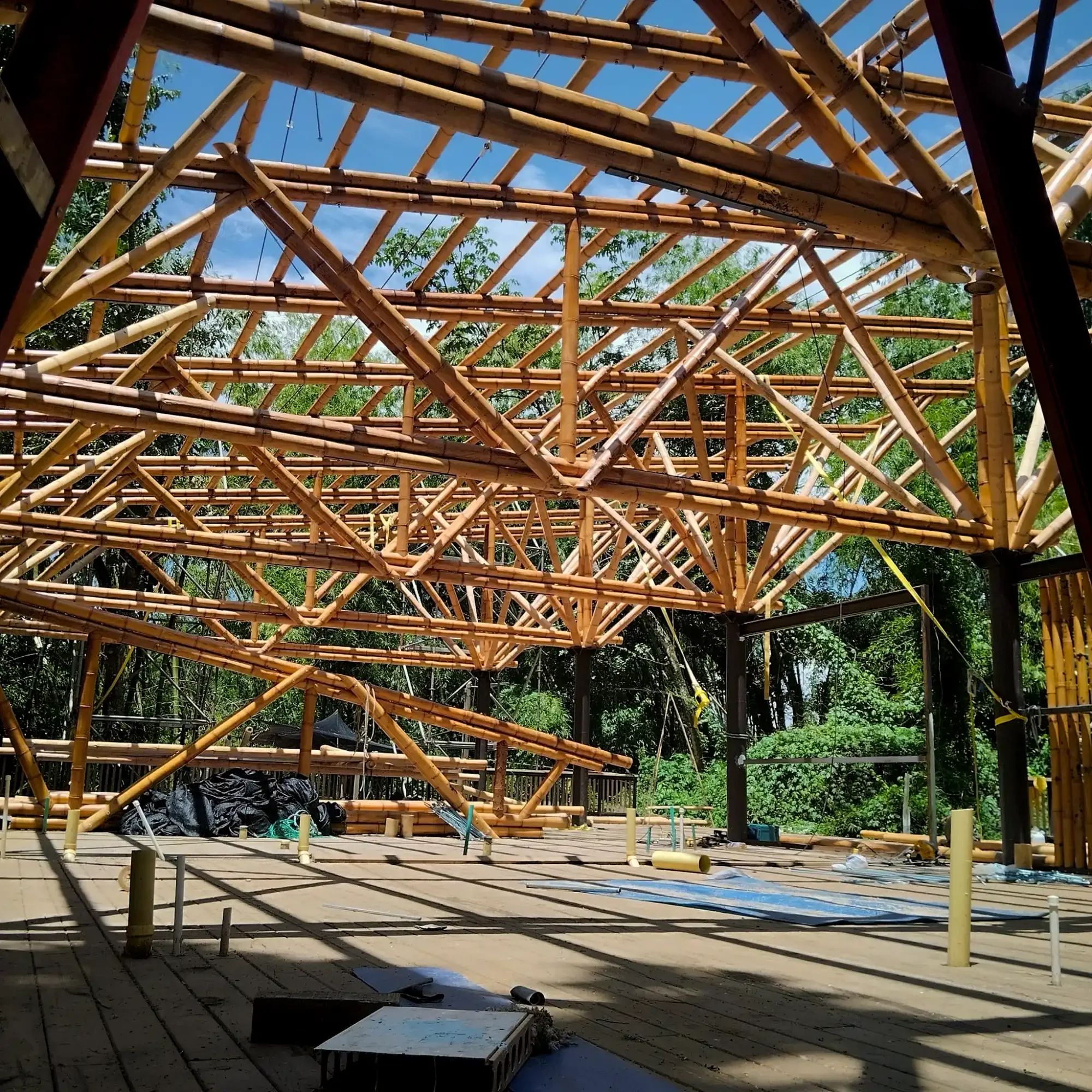 Cerchas en Guadua Bambú