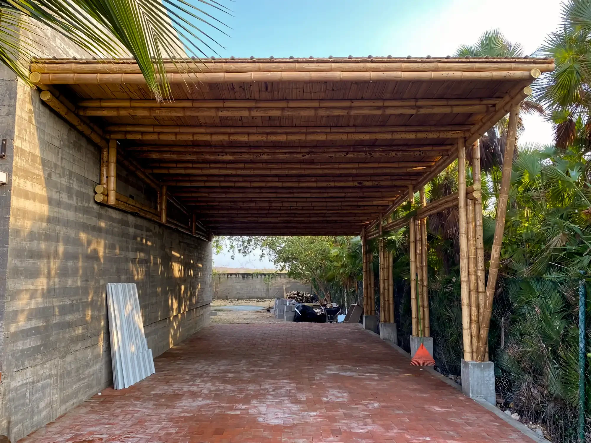 Garaje en Guadua Bambú