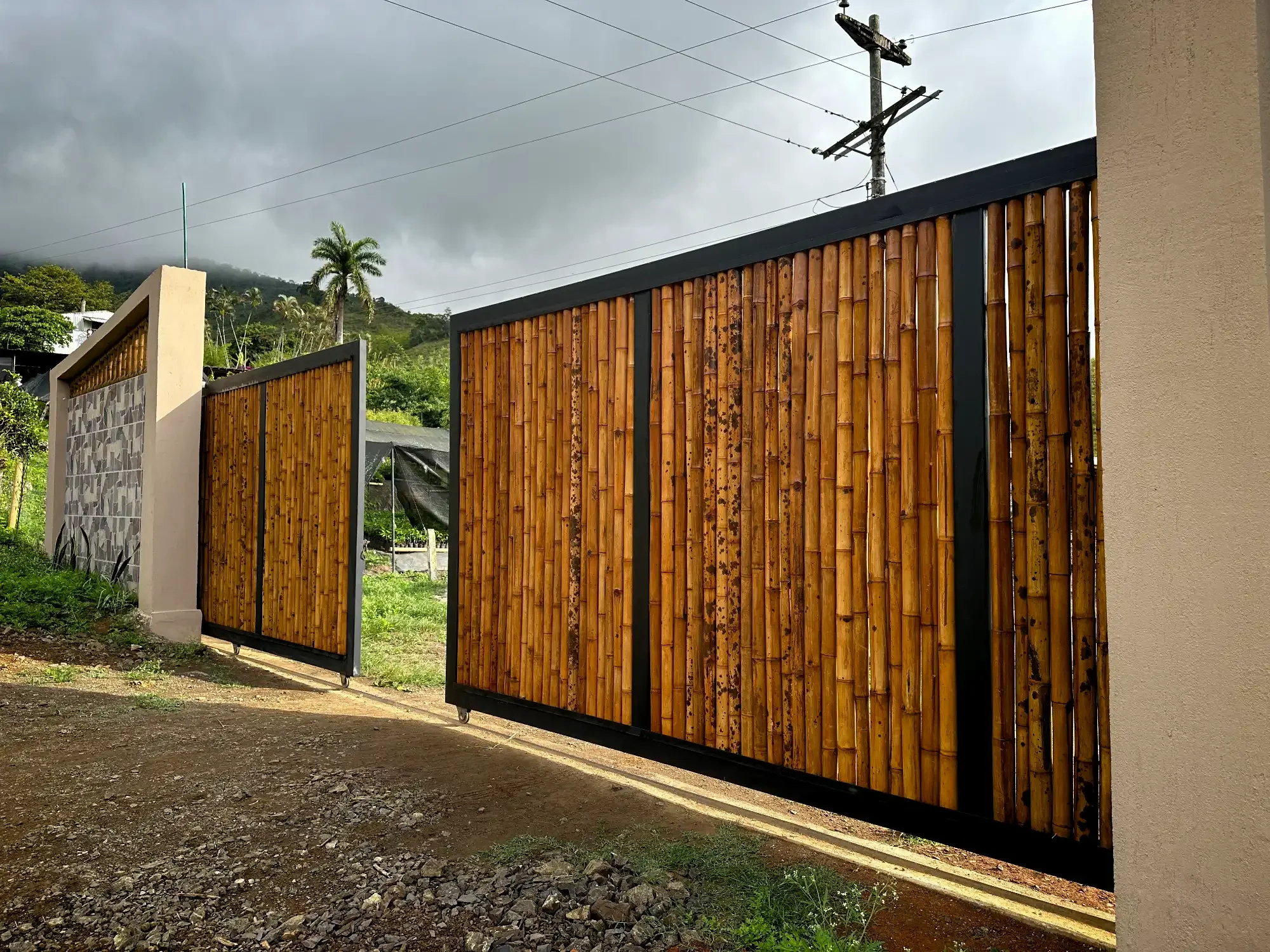 Porton en Guadua Bambú